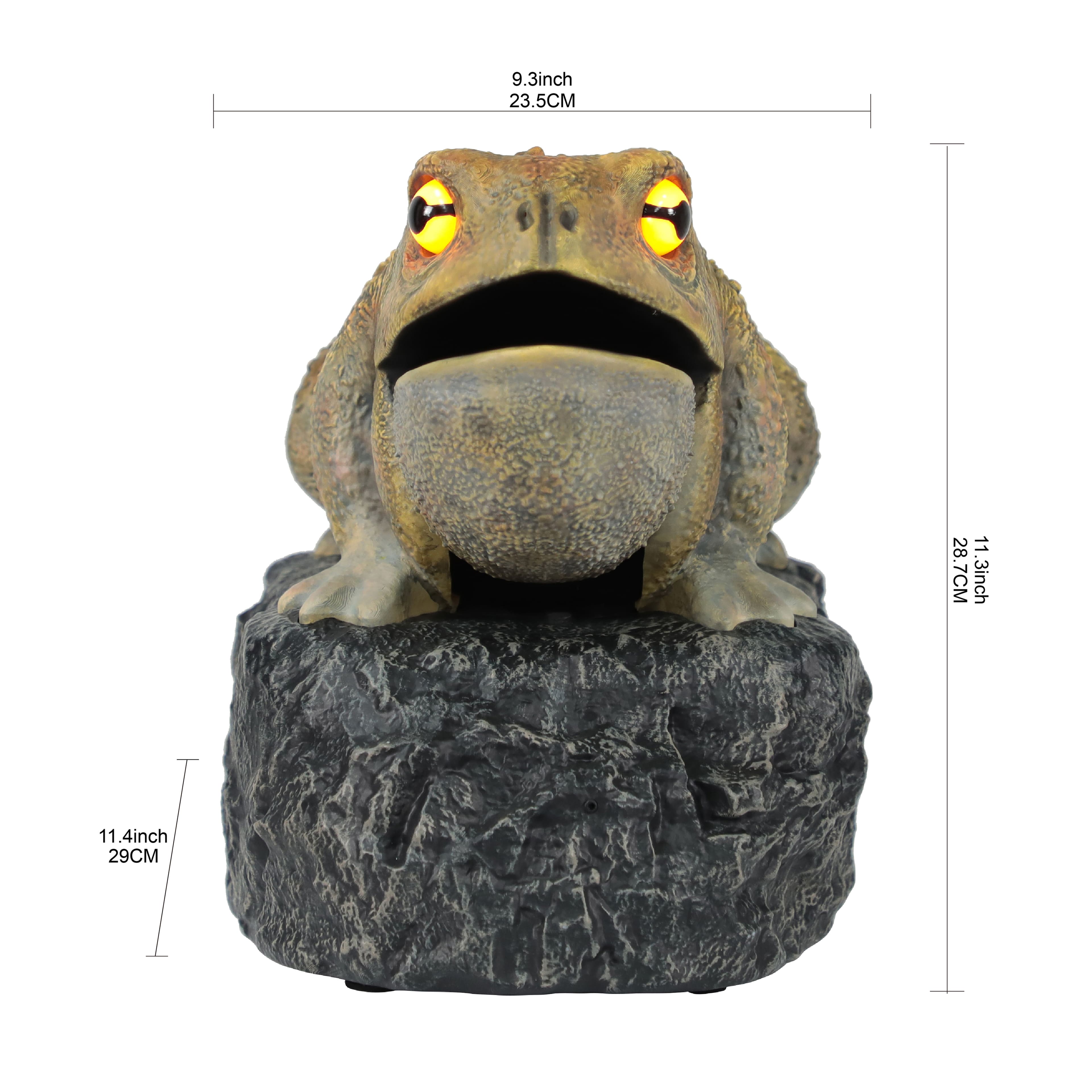 11.25" LED Animated Croaking Toad by Ashland®