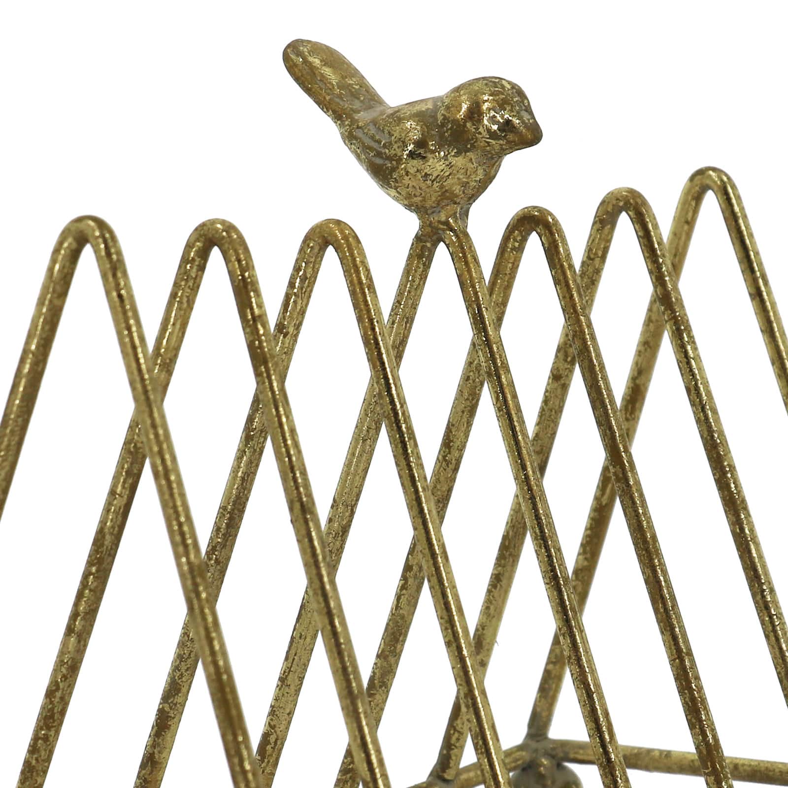9.25&#x22; Gold Bird Magazine Rack by Ashland&#xAE;