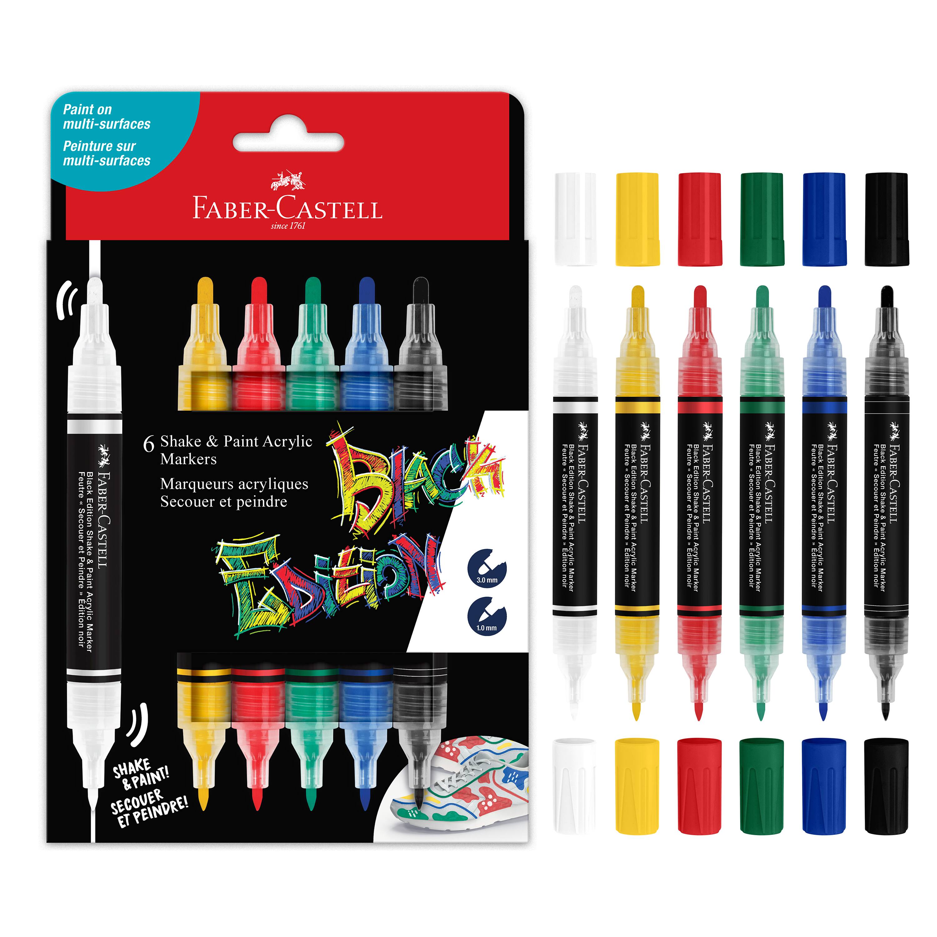 Faber-Castell&#xAE; Black Edition Classic Colors Shake &#x26; Paint Markers