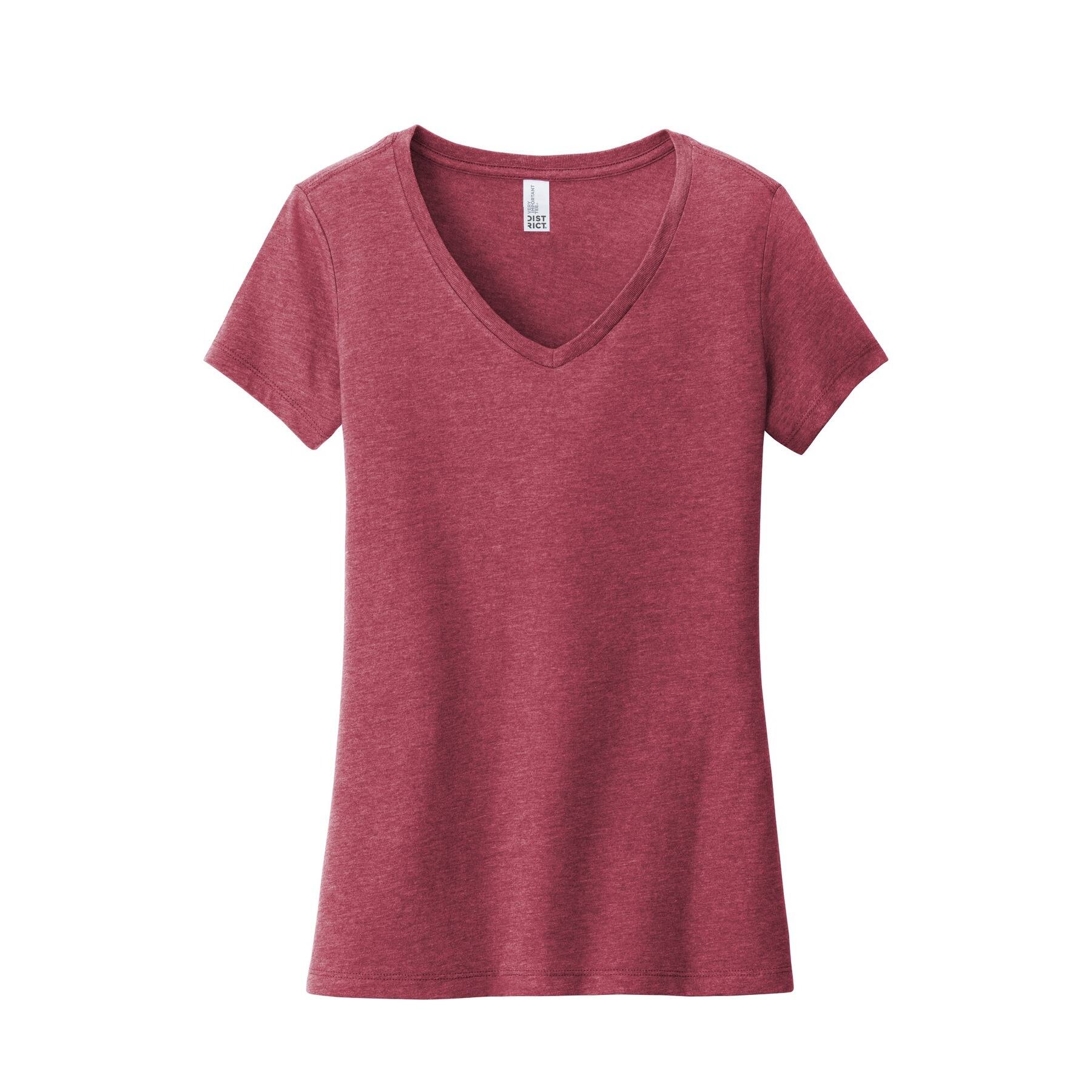 District® Very Important Tee® Heathered Women's V-Neck T-Shirt
