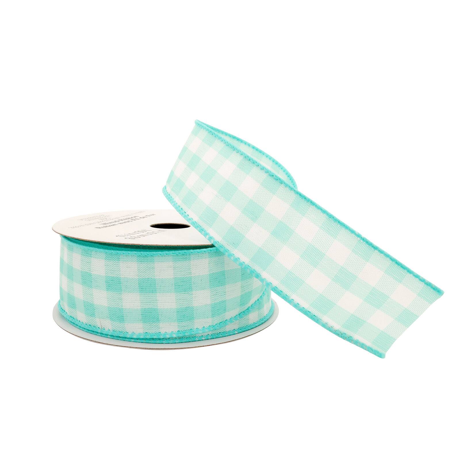 1.5&#x22; x 10yd. Wired Gingham Ribbon by Celebrate It&#x2122;