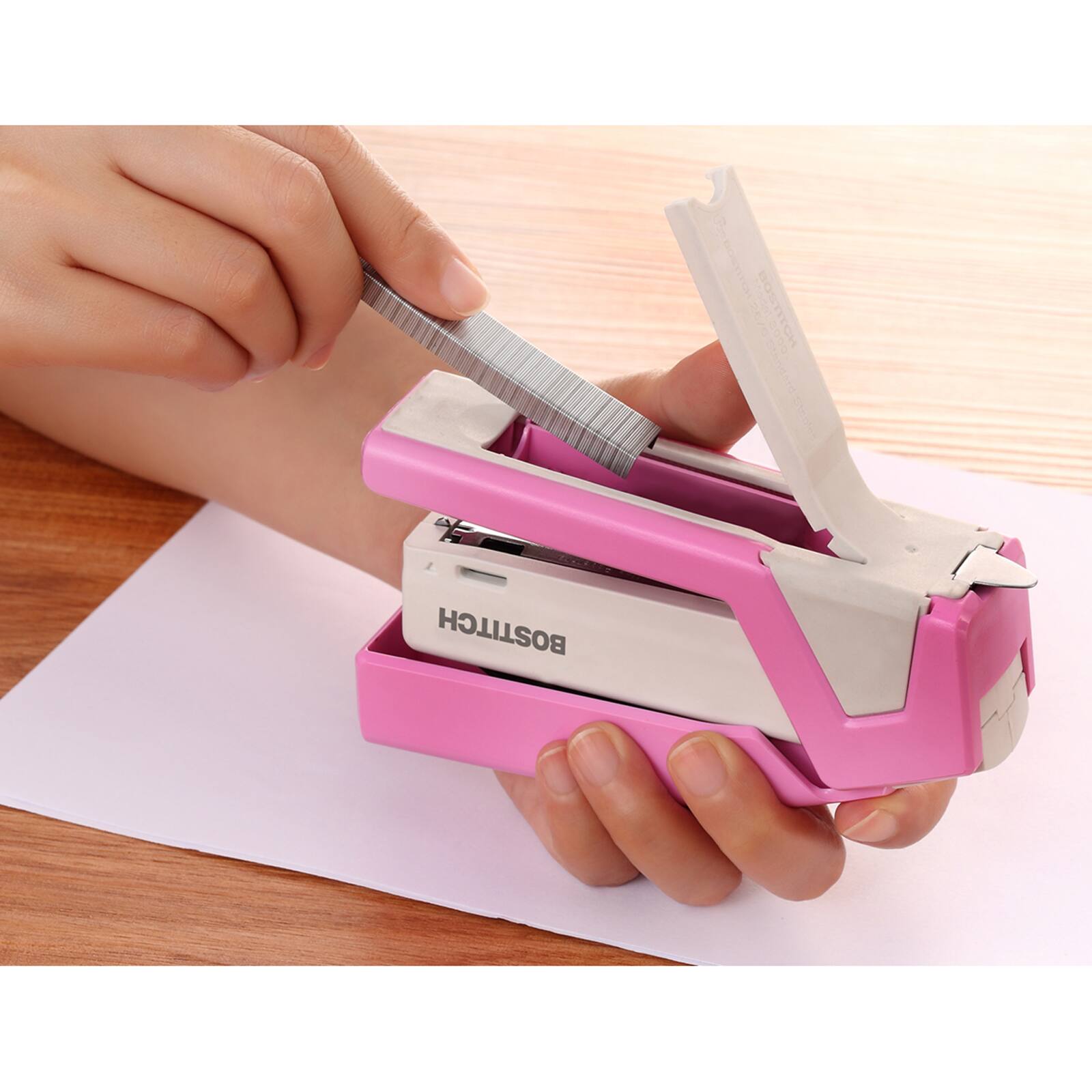 Bostitch inCOURAGE™ 20 Compact Stapler, Pink Ribbon