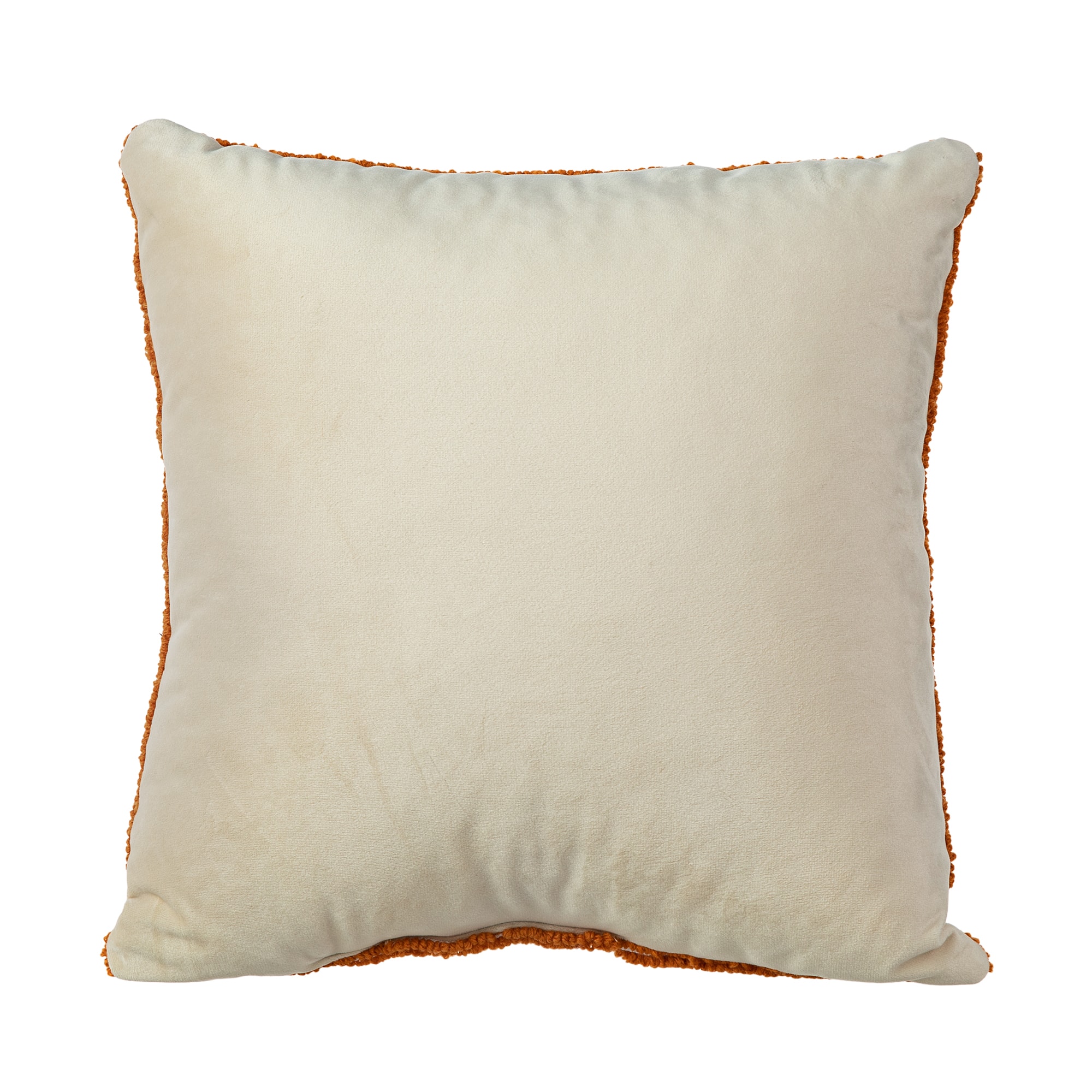 Glitzhome® 14" Fall Hooked Pumpkin Pillow