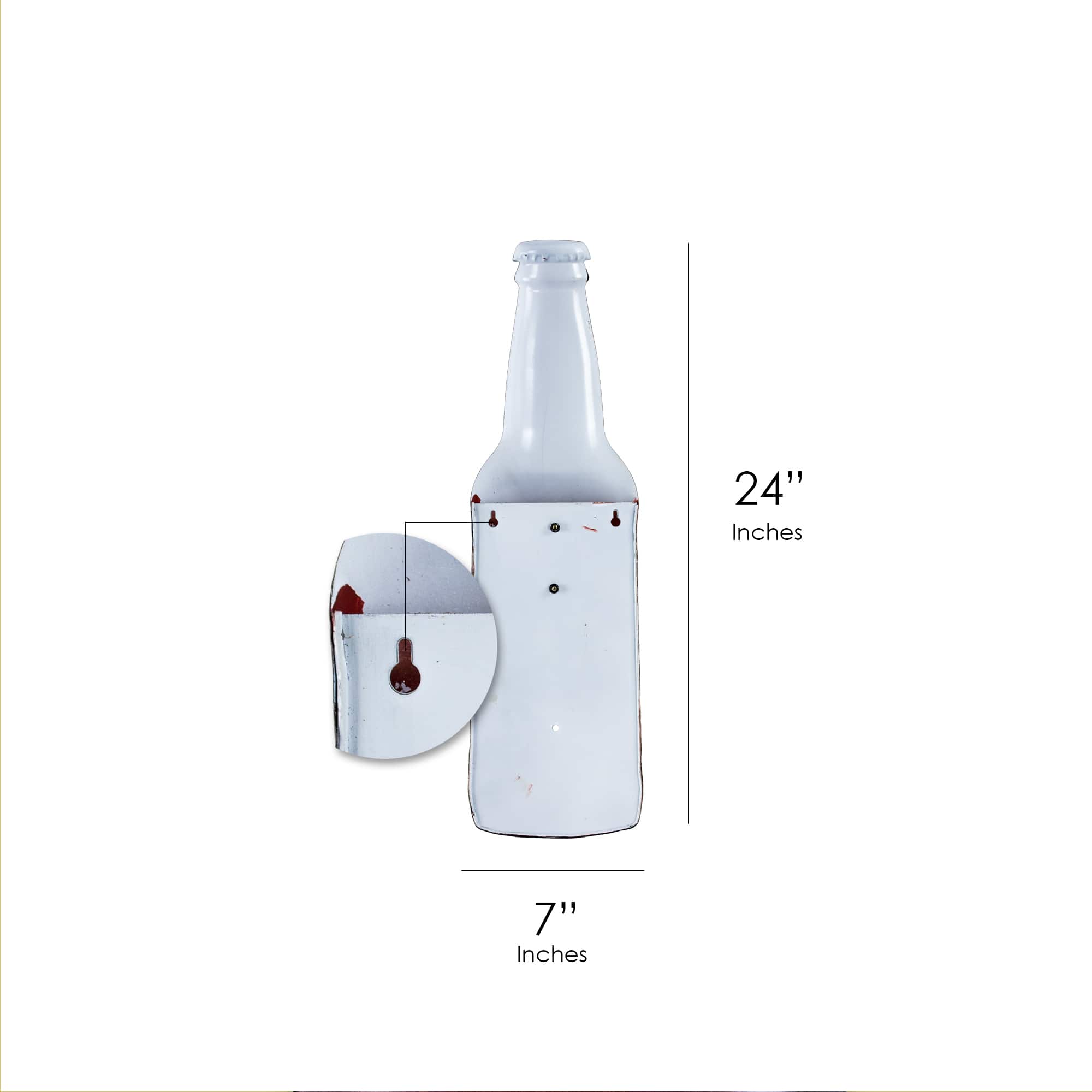 Man Cave Wall Mounted Bottle Opener &#x26; Cap Catcher