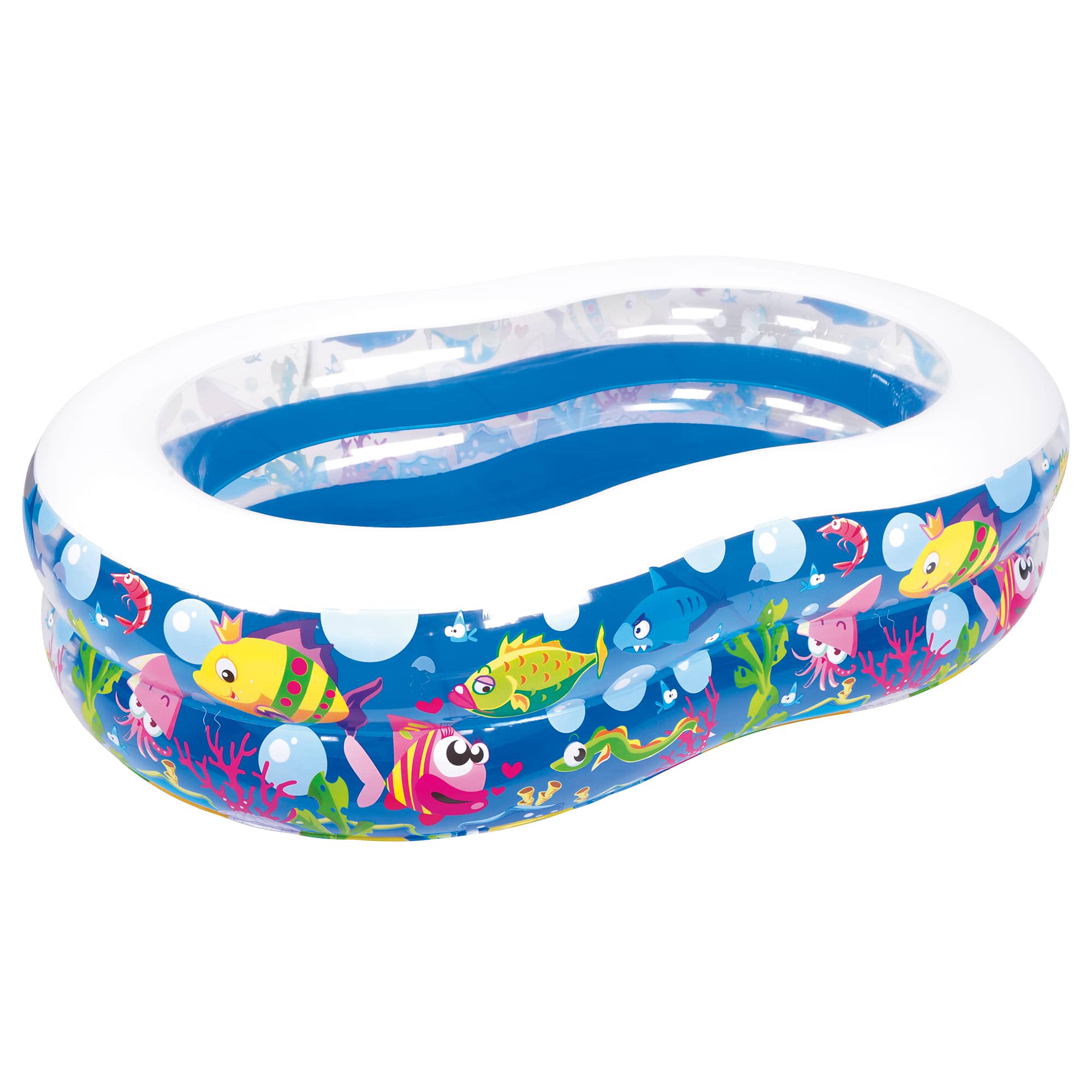 Pool Central® 69" Inflatable Sea Life Motif Kiddie Swimming Pool