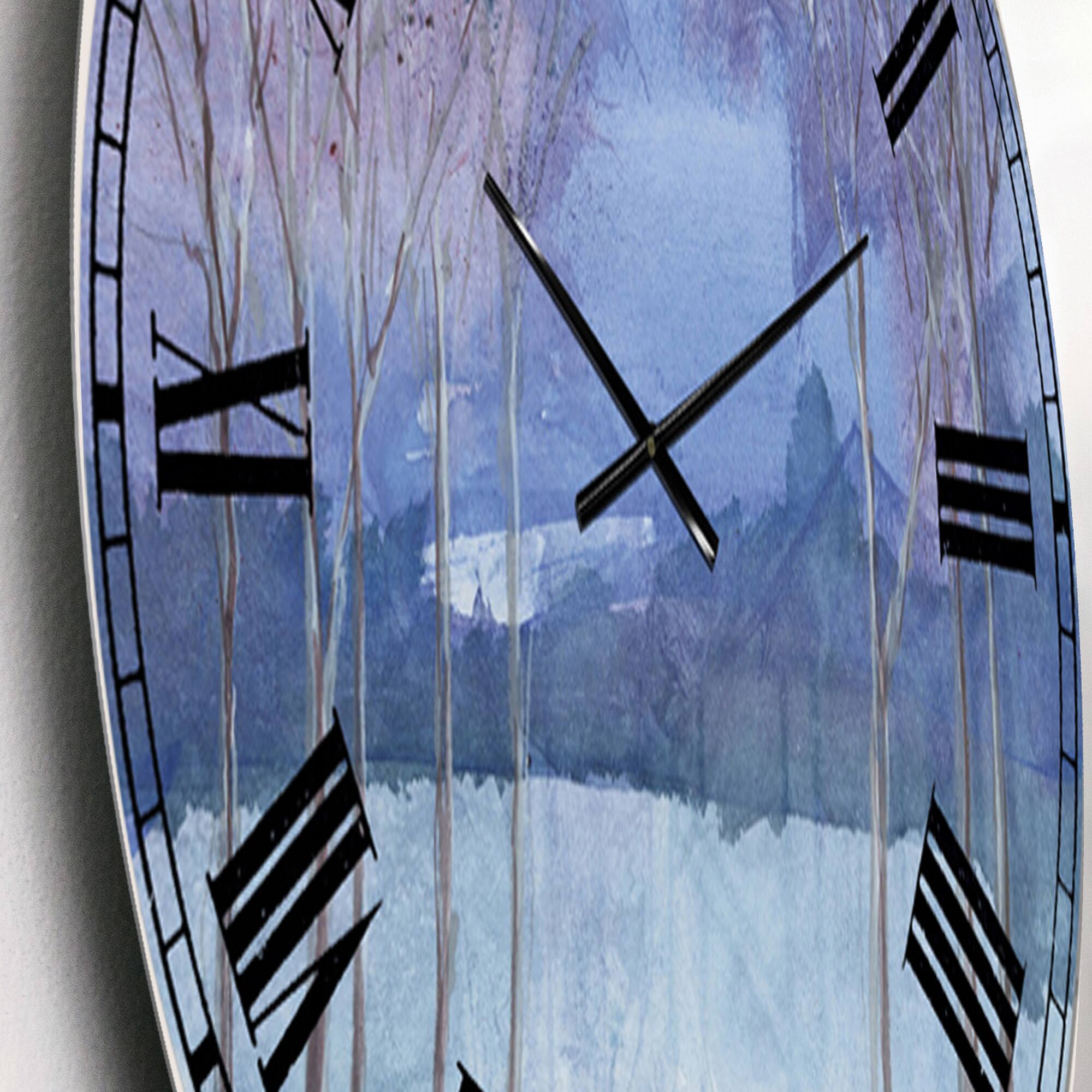 Designart 'Evening Serenade Ii Traditional Wall Clock