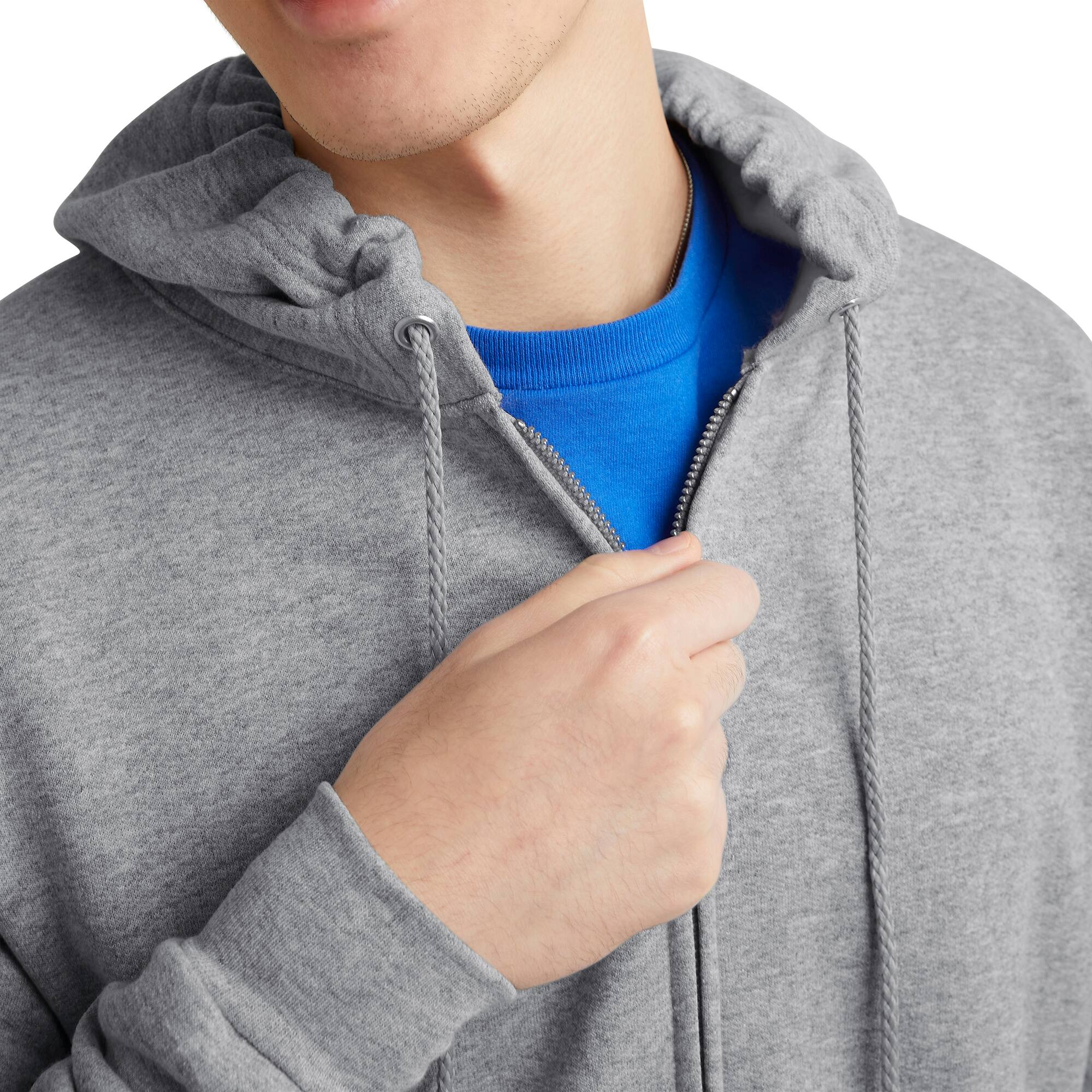Hanes EcoSmart Fleece Full-Zip Men&#x27;s Hoodie