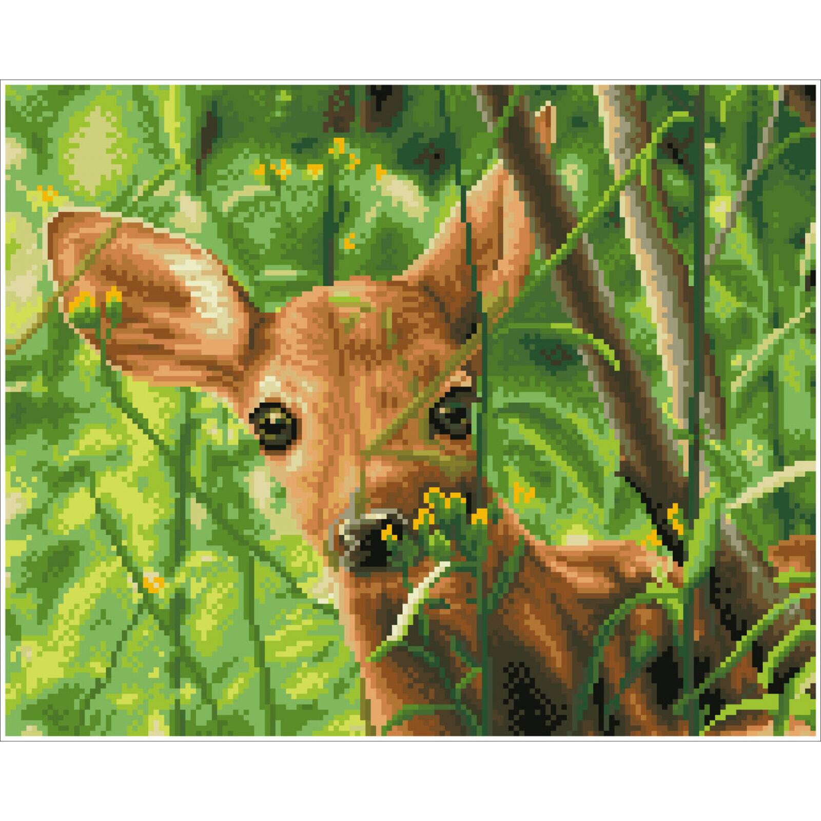 Diamond Dotz® Intermediate Forest Babe Pre-Framed Diamond Painting Kit