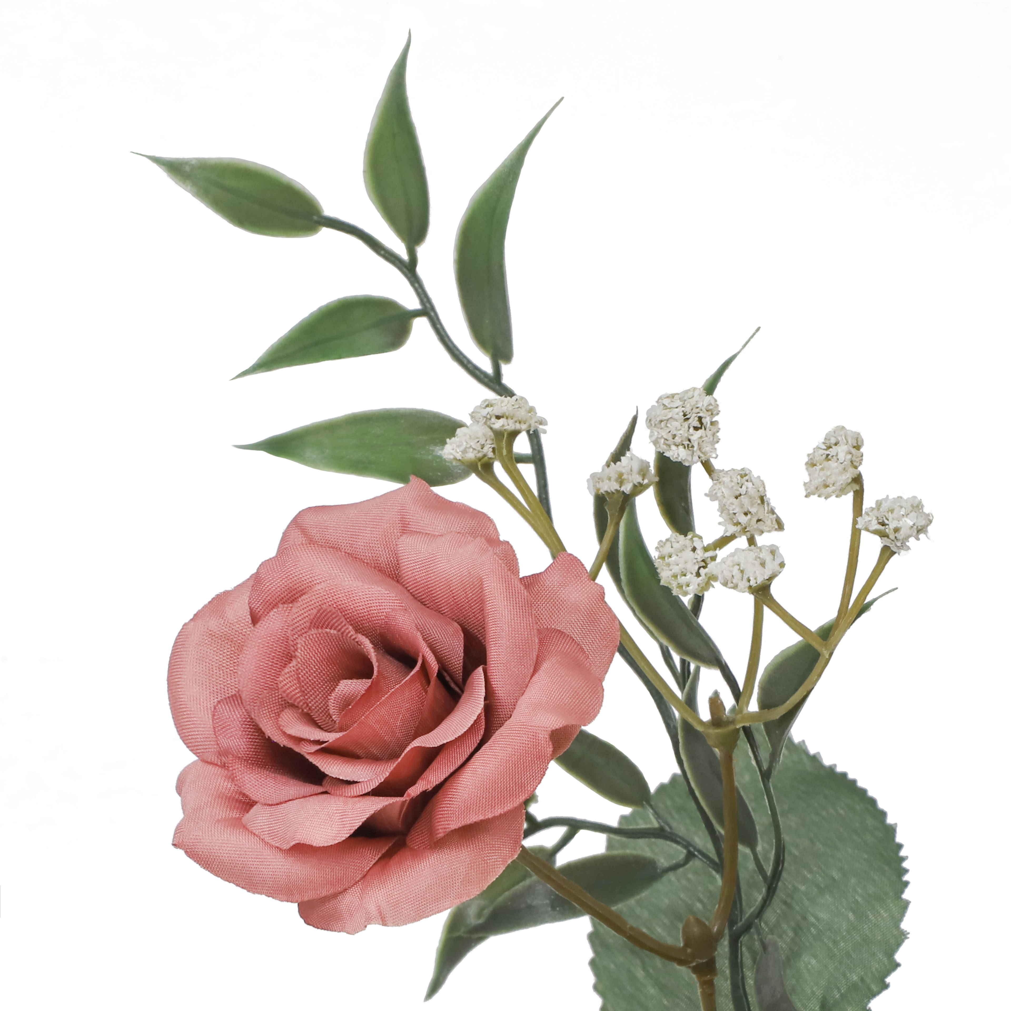 17&#x22; Mauve Rose Deluxe Bush by Ashland&#xAE;