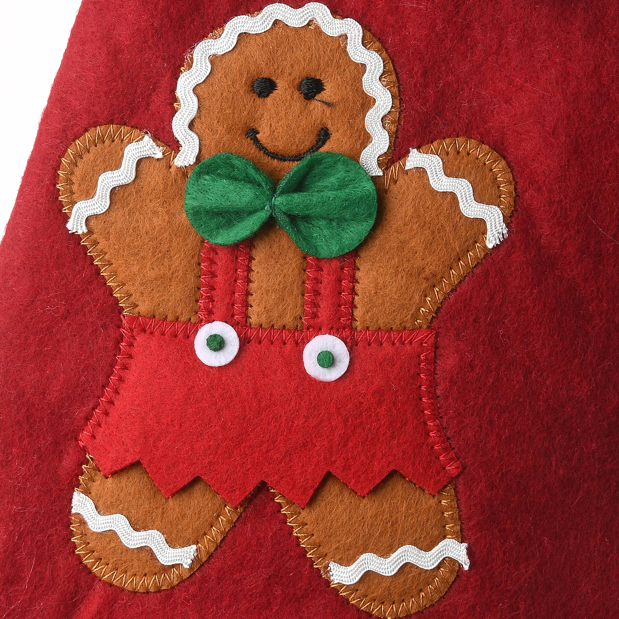 20" Be Merry Collection Gingerbread Stocking