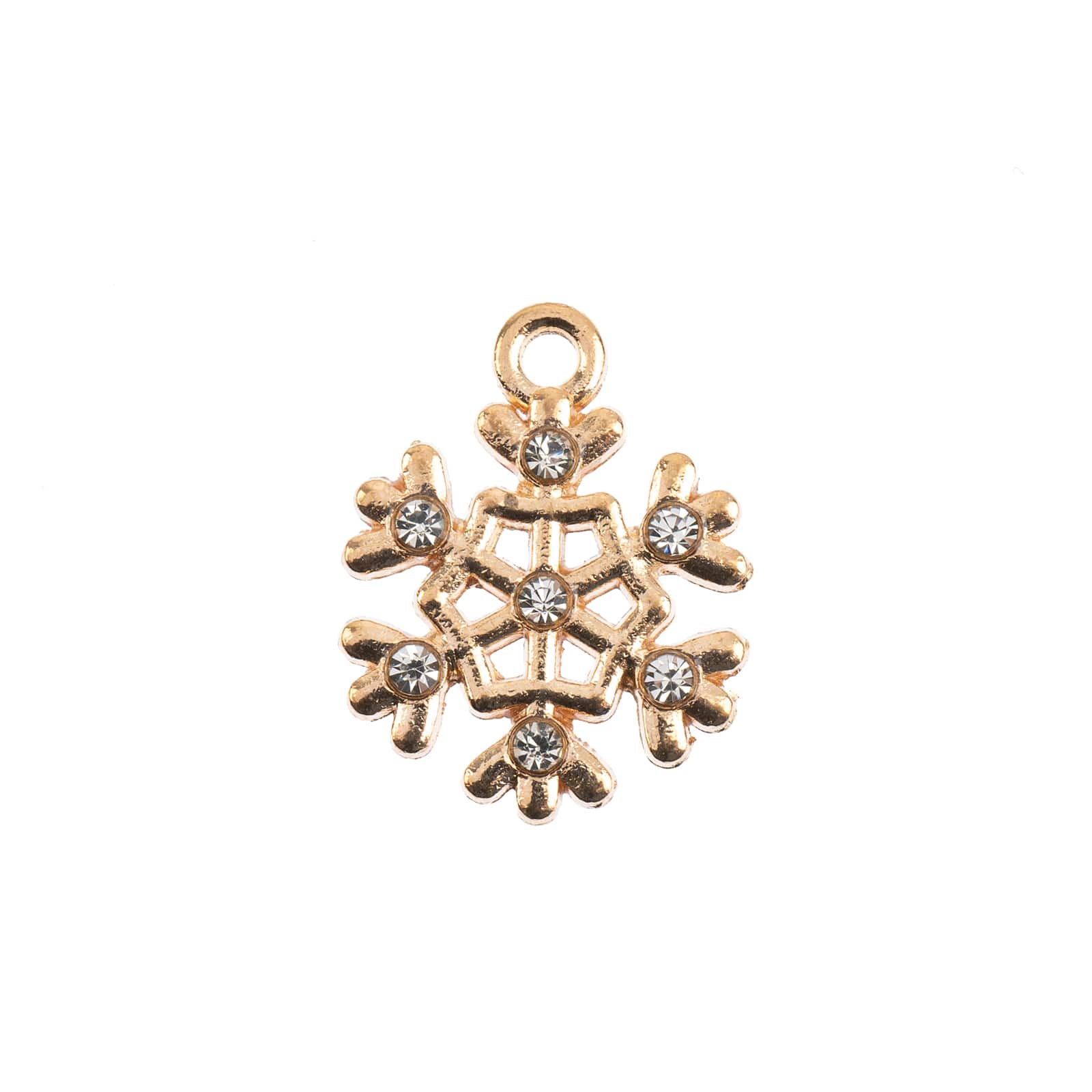 John Bead Sweet & Petite Snowflake Holiday Charms, 8ct.