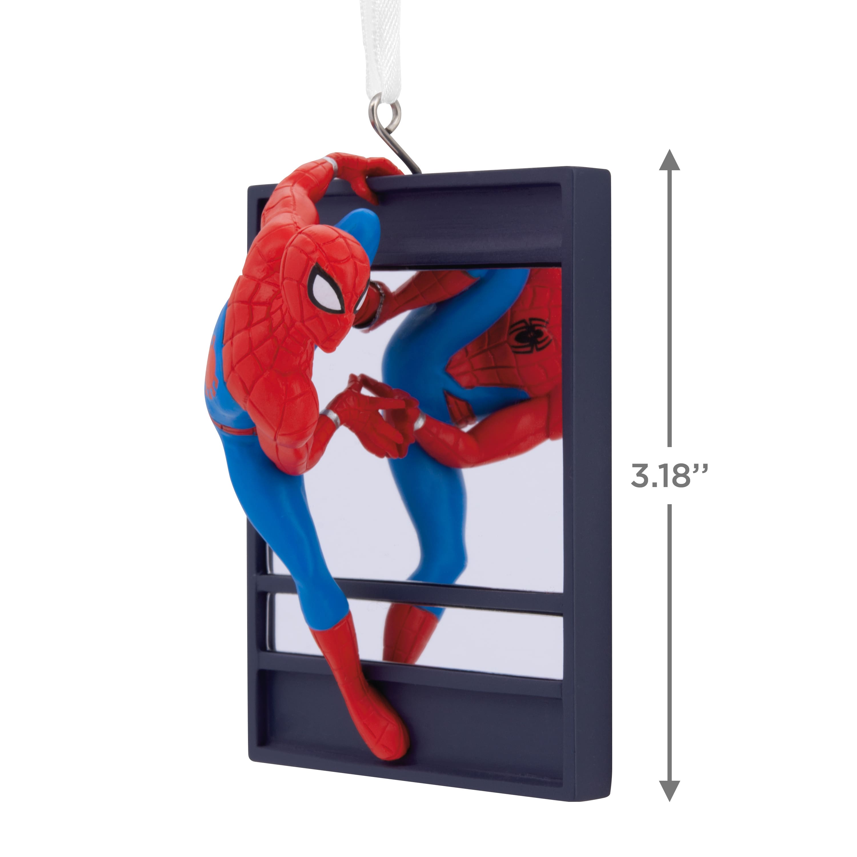 Hallmark 3.25&#x22; Marvel&#xAE; Spider-Man on Window Ornament