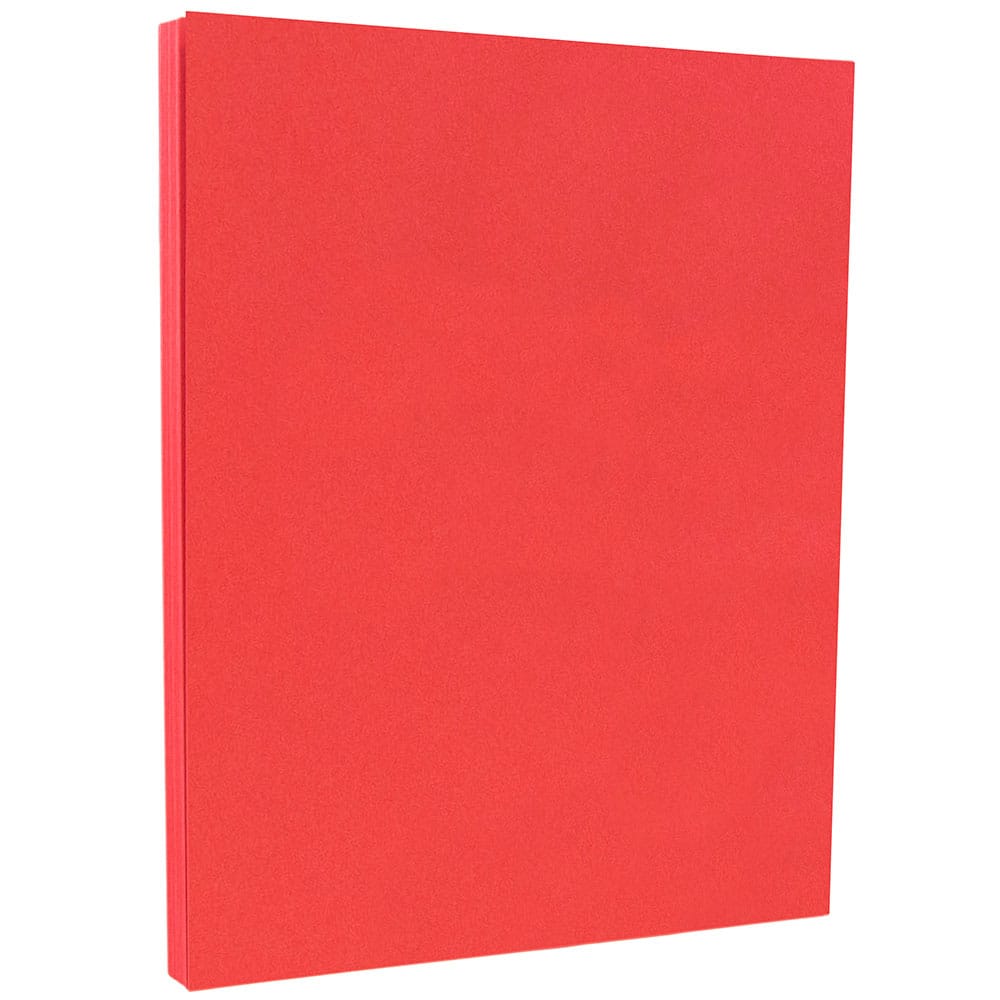 JAM Paper Recycled 8.5" x 11" 65lb. Cover Cardstock Pack, 50 Sheets