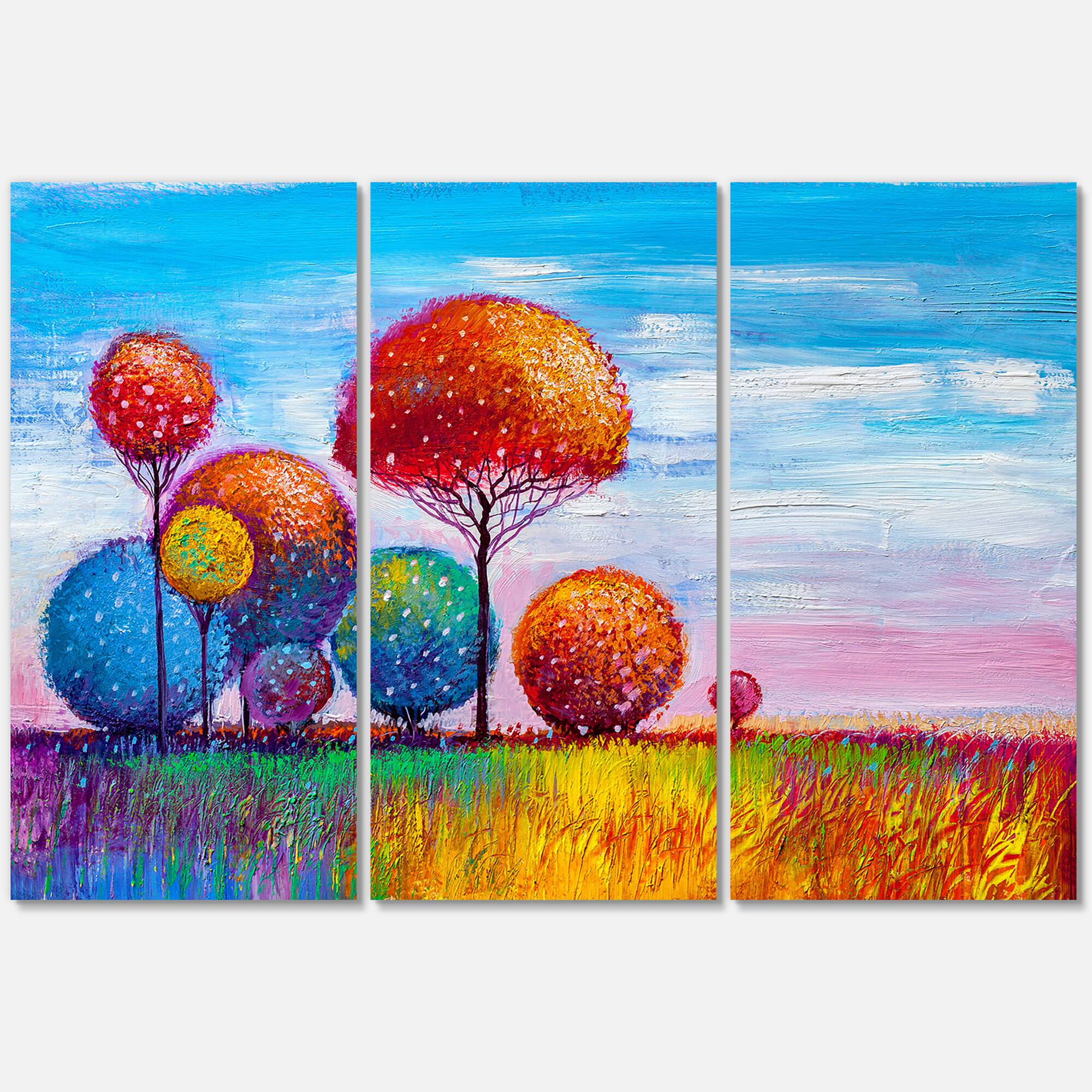 Designart - Colourful Ornamental Trees IX