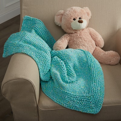 Loops & Threads® Flecks™ Knit Blanket