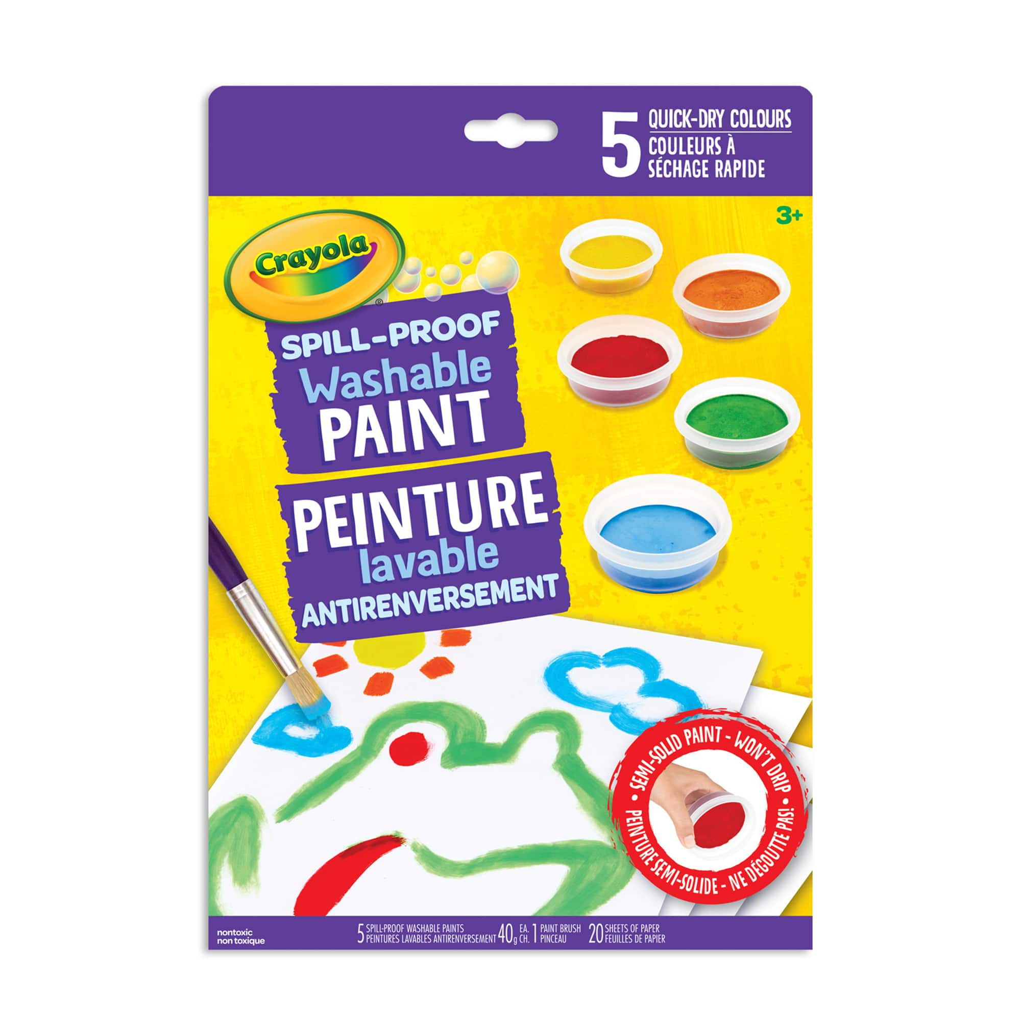 Crayola&#xAE; Spill-Proof Washable Paint Kit