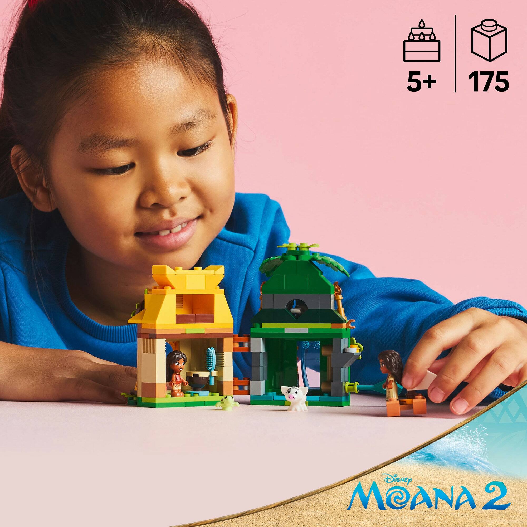 LEGO® Disney Moana’s Island Fun Buildable Model Toy and Building Kit 43260