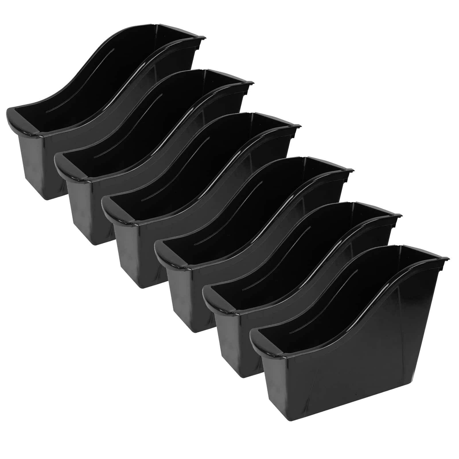 Storex Small Book Bin, 6ct.