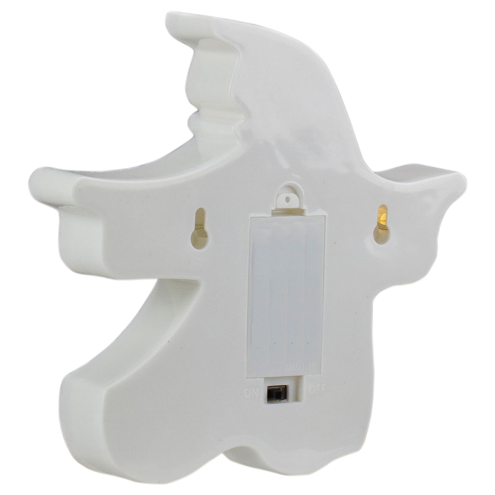 7" Lighted White Ghost Halloween Marquee Decoration