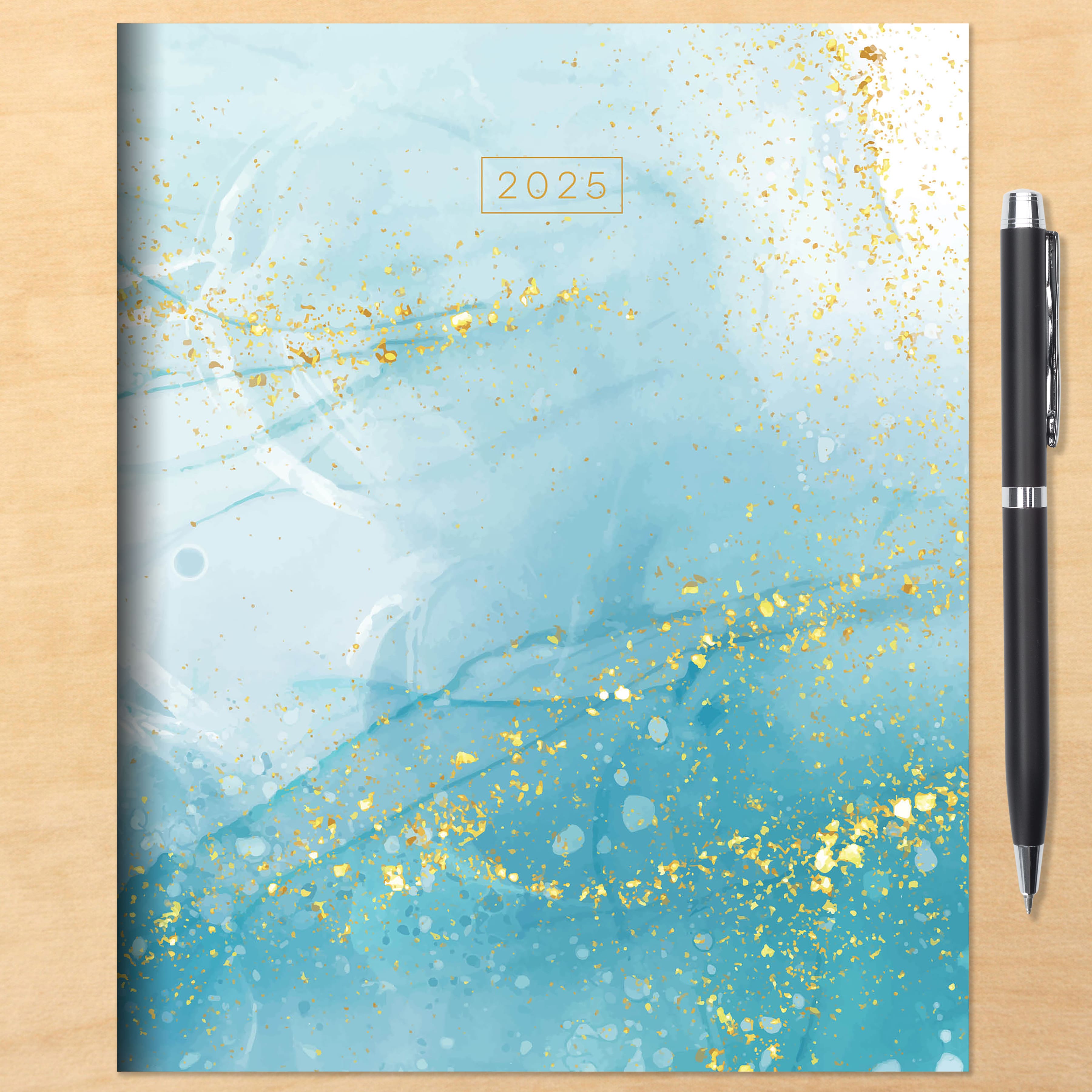 TF Publishing 2025 Floating Blue Medium Monthly Planner