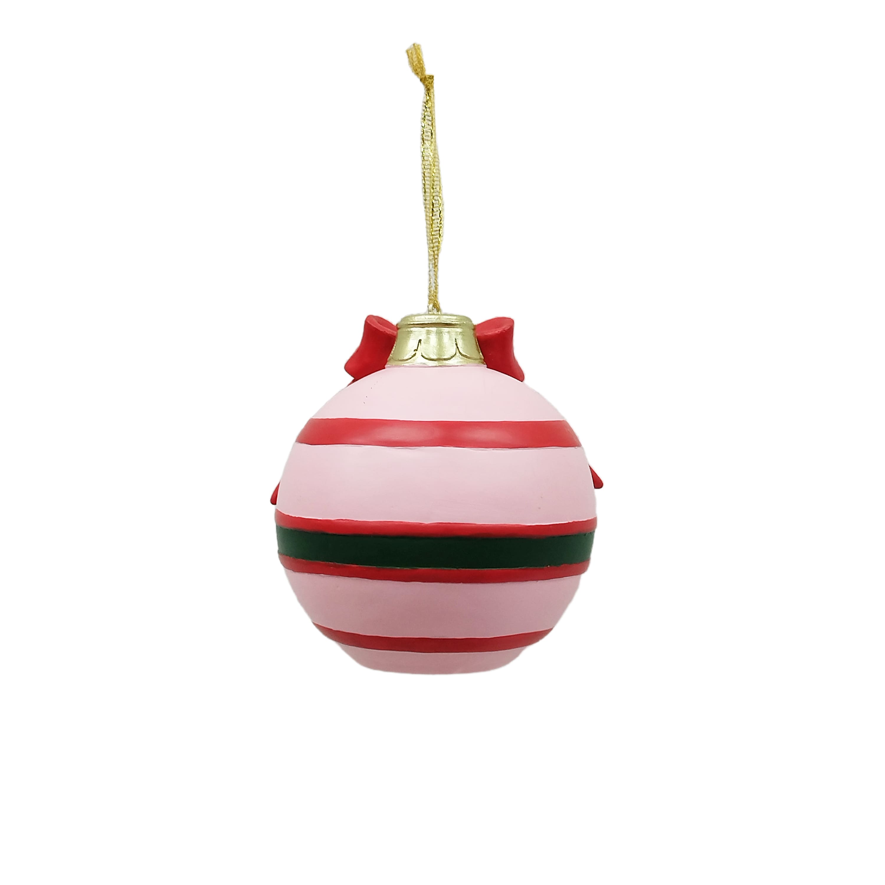4&#x22; Hello Santa with Pink Bow Ornament by Ashland&#xAE;