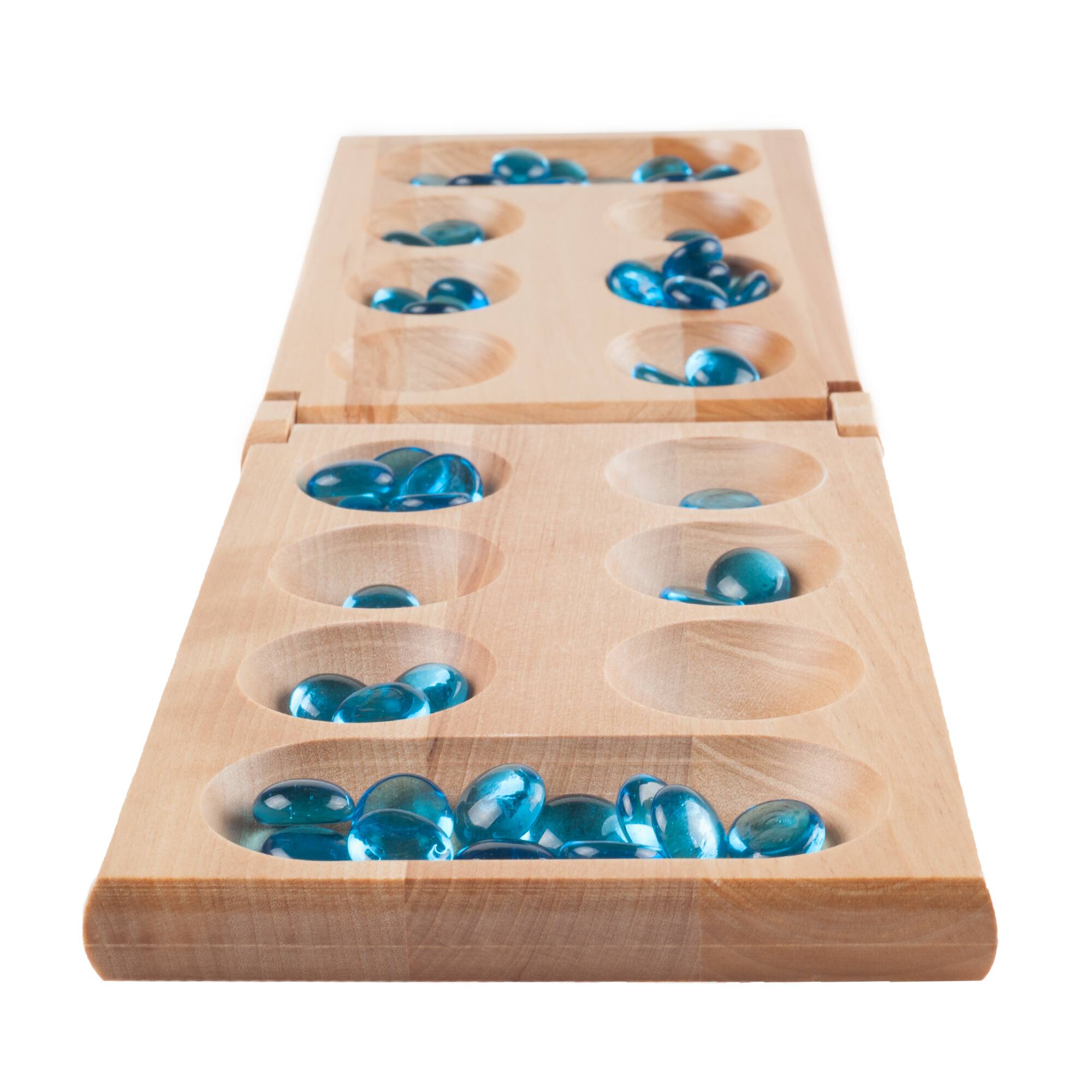 Toy Time Wooden Folding Mancala Game