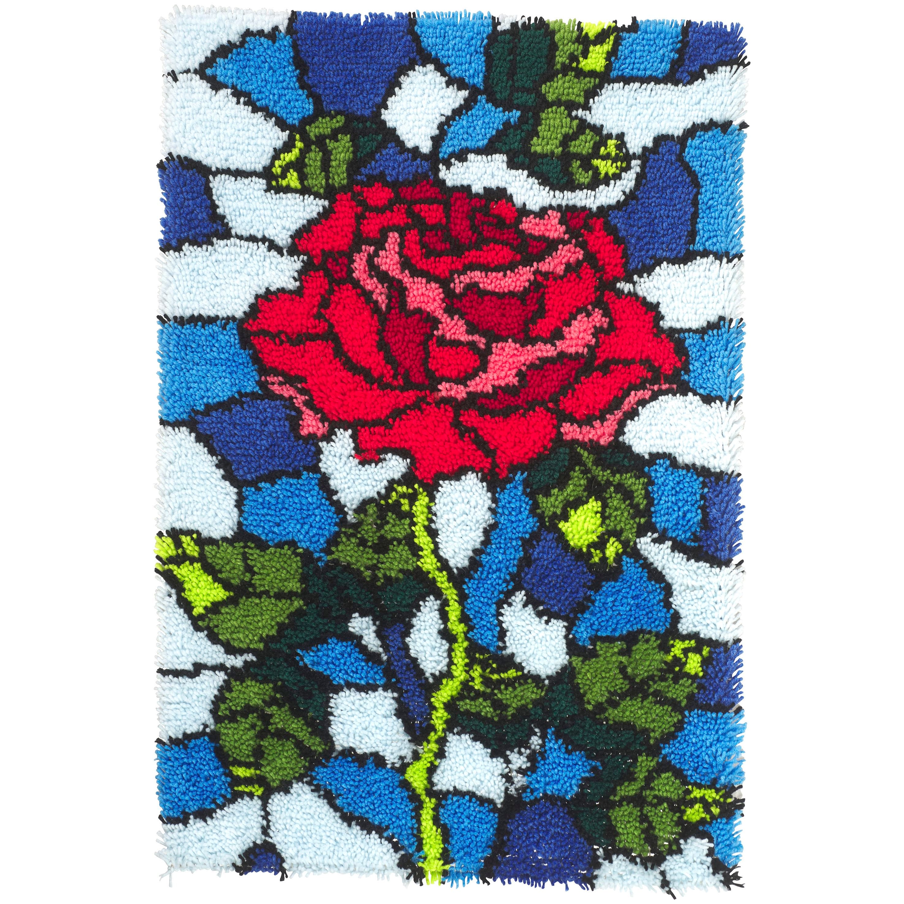 Leisure Arts® Rose Latch Hook Kit