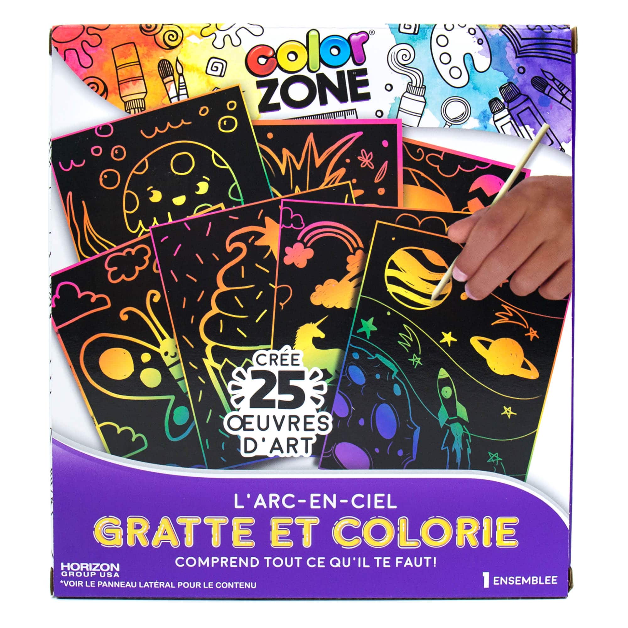 Color Zone® Rainbow Scratch N' Color
