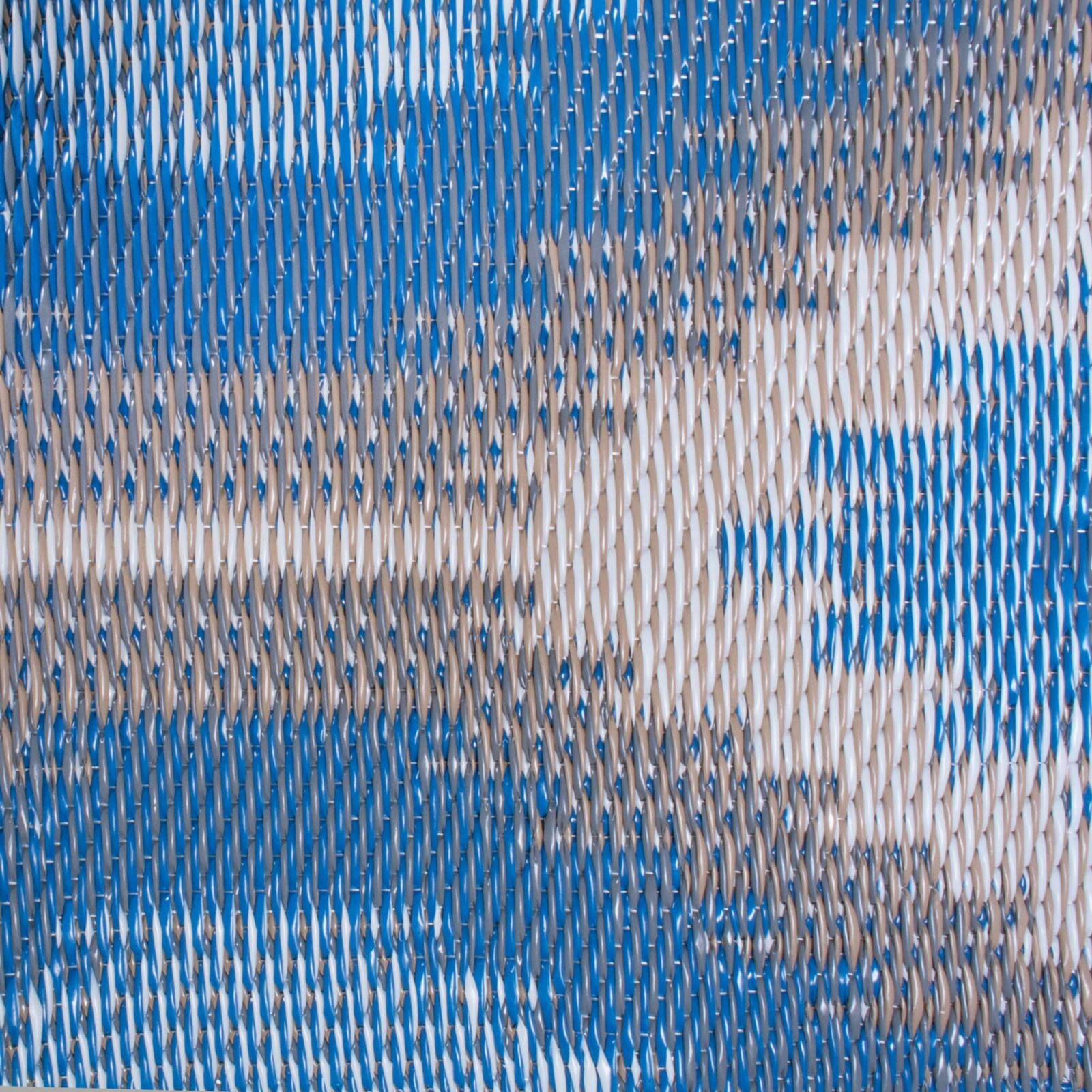 DII&#xAE; Blue Ikat Outdoor Rug, 4ft. x 6ft.