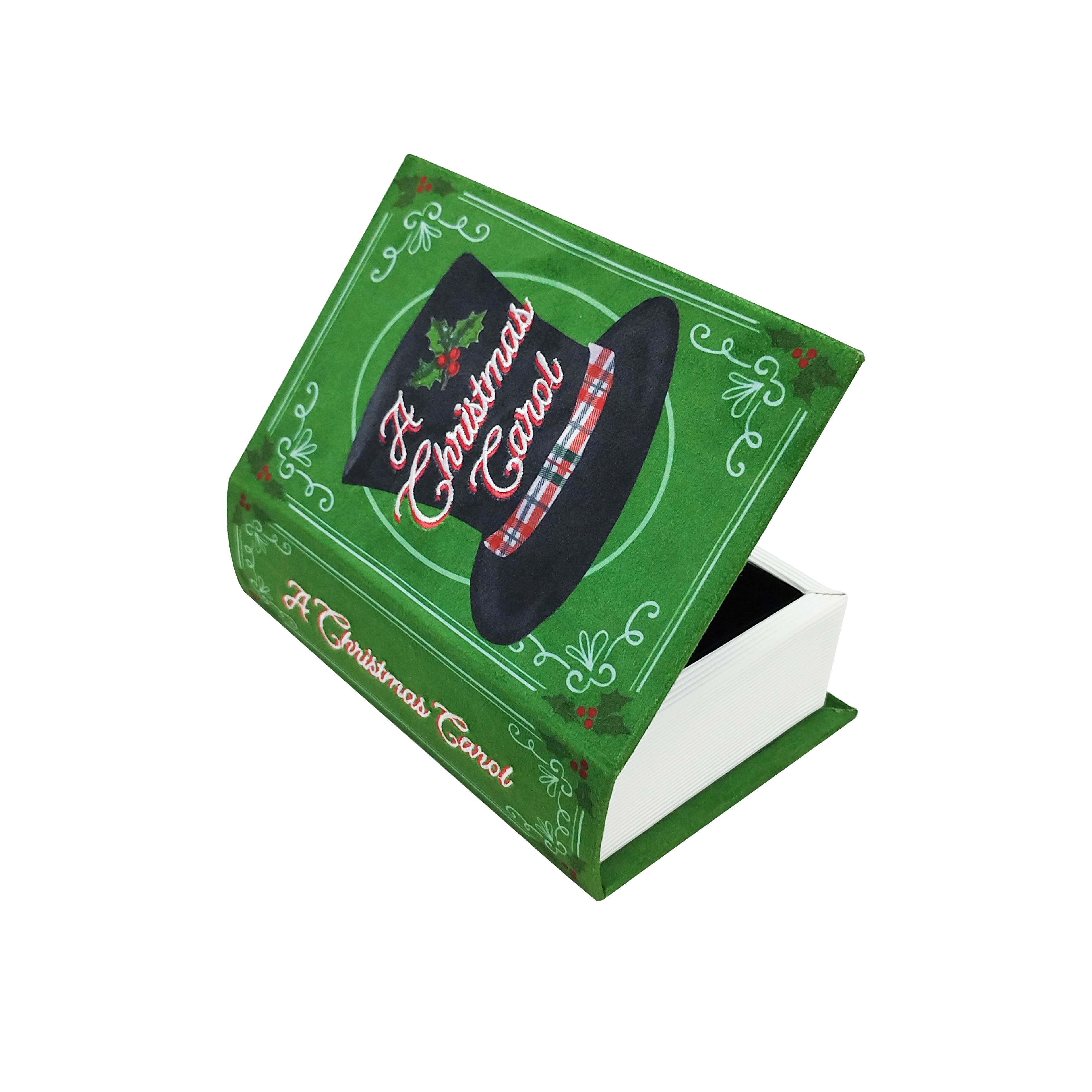 8&#x22; Green Christmas Carol Book Tabletop D&#xE9;cor by Ashland&#xAE;