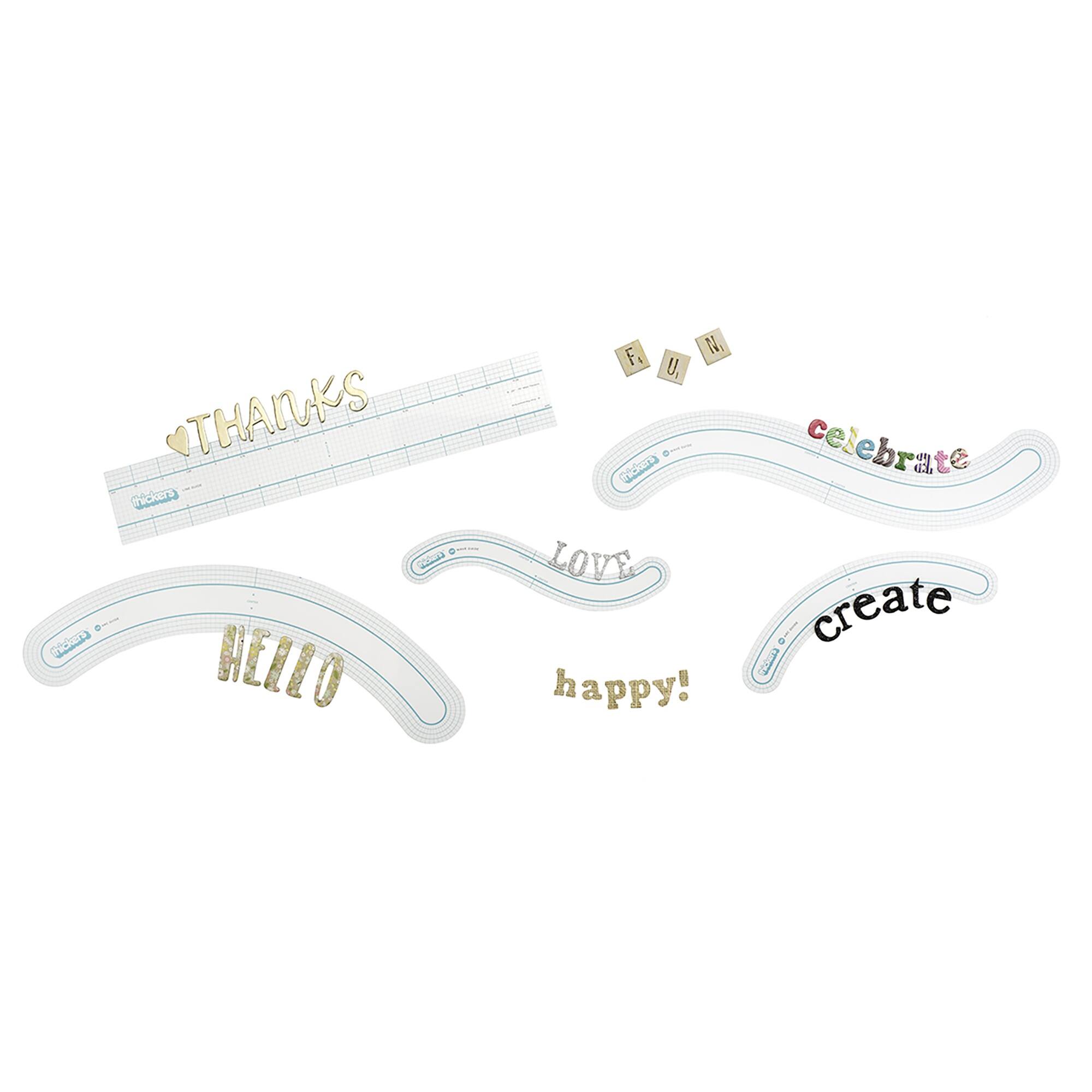 Thickers&#x2122; Straight &#x26; Wave Alignment Guides