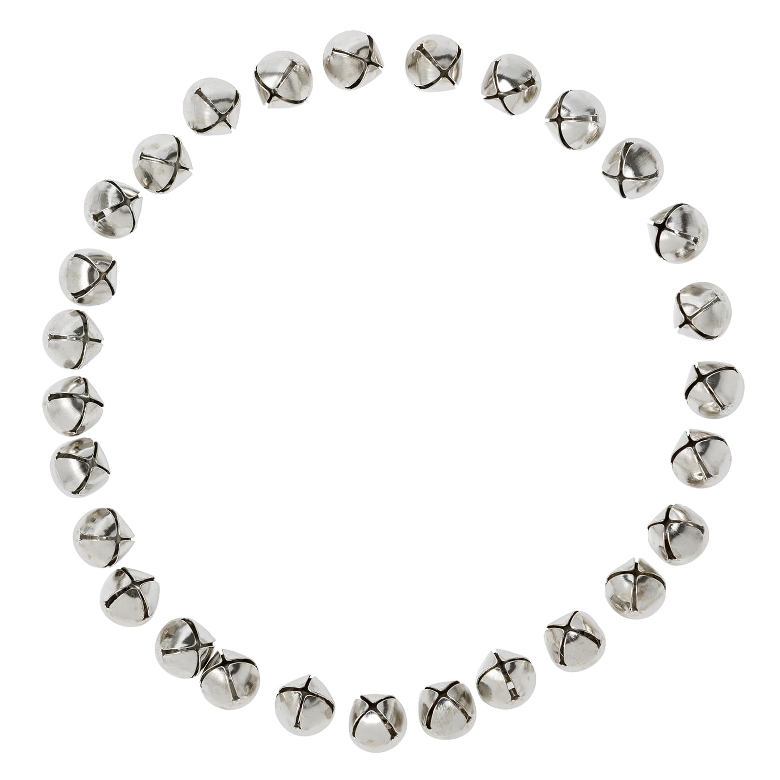 12 Packs: 70 ct. (840) 9mm Silver Jingle Bells by Creatology™