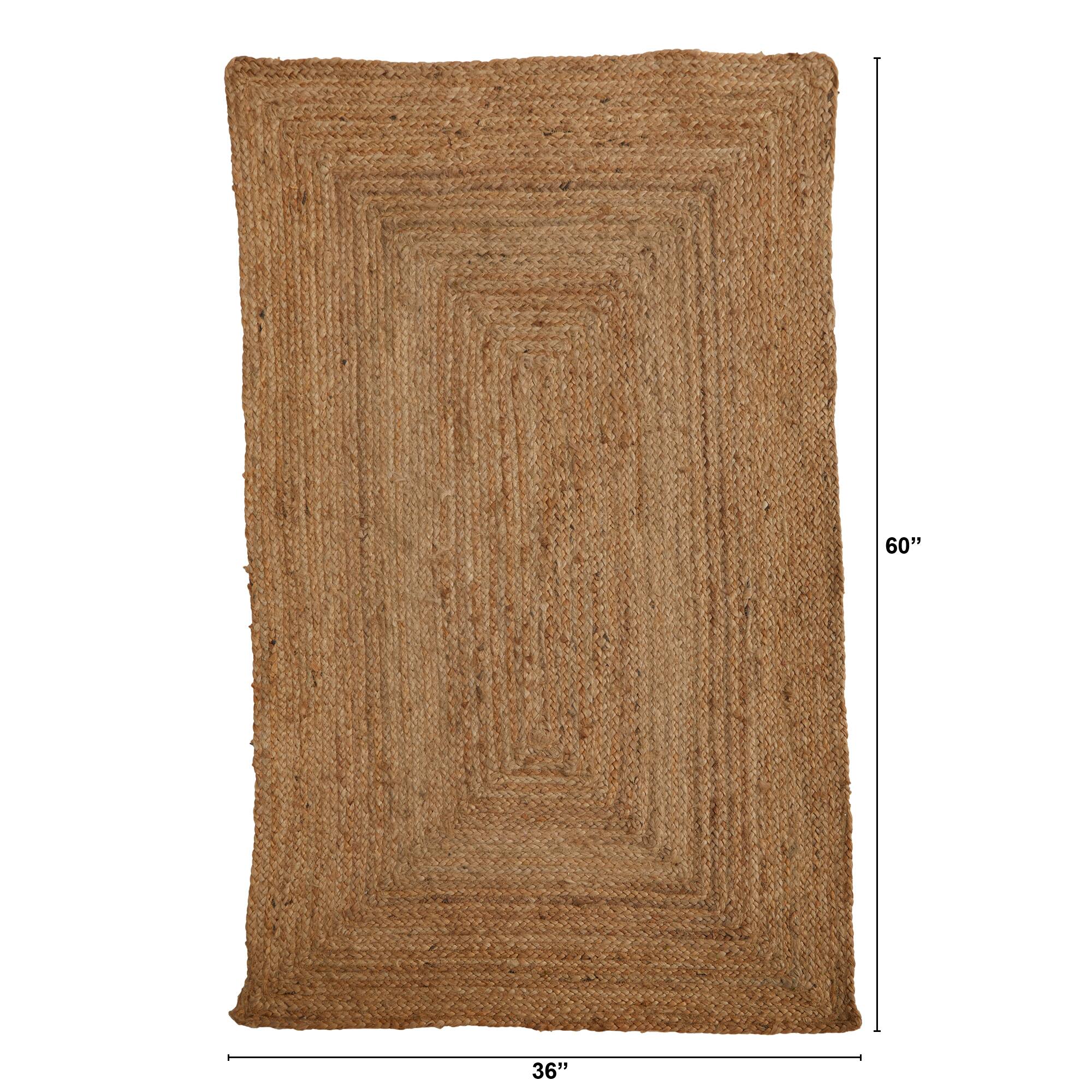 Rugsmith Natural Machine Tufted Plain Doormat - 36 x 60