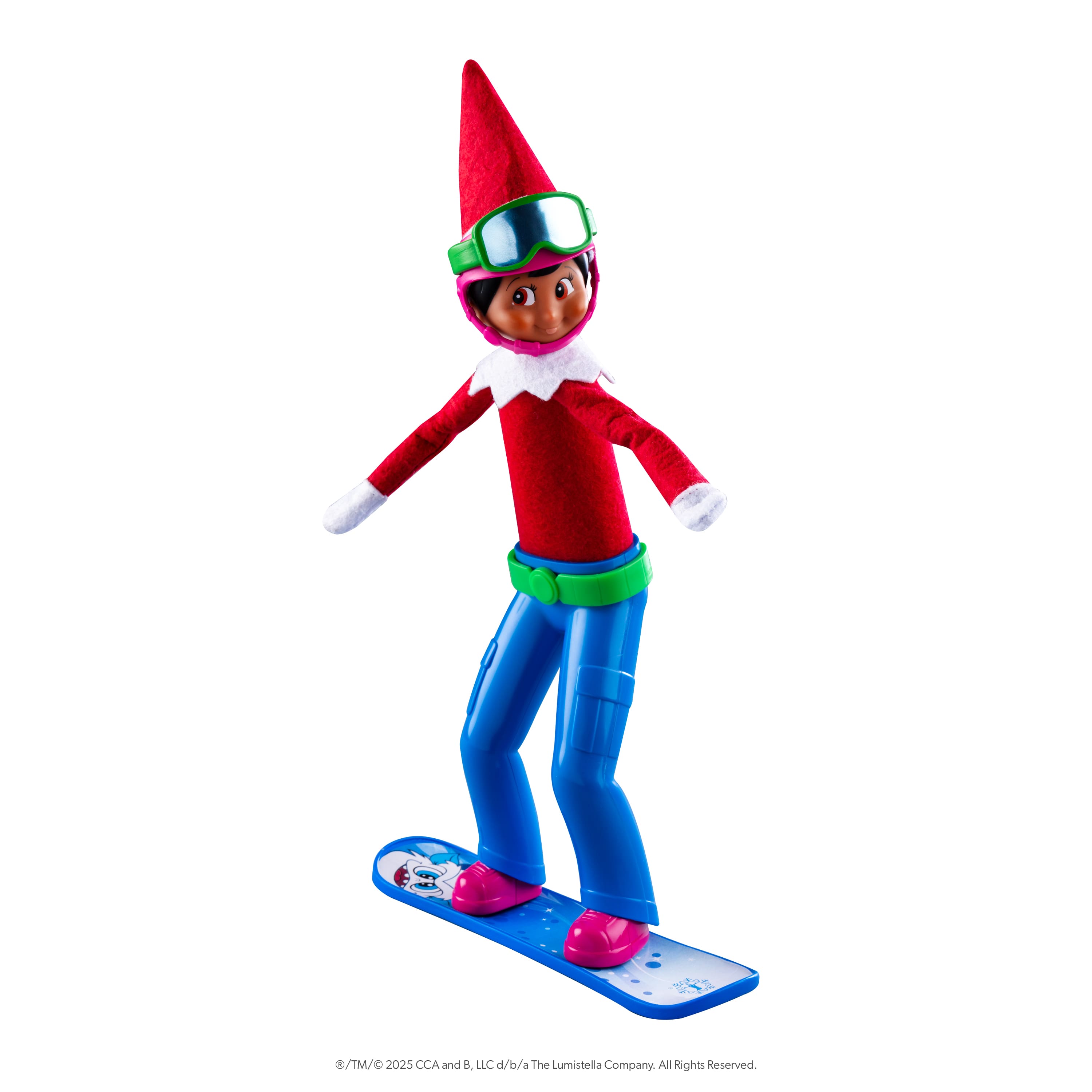 The Elf on the Shelf® MagiFreez® Swish & Sleigh Snowboard Set