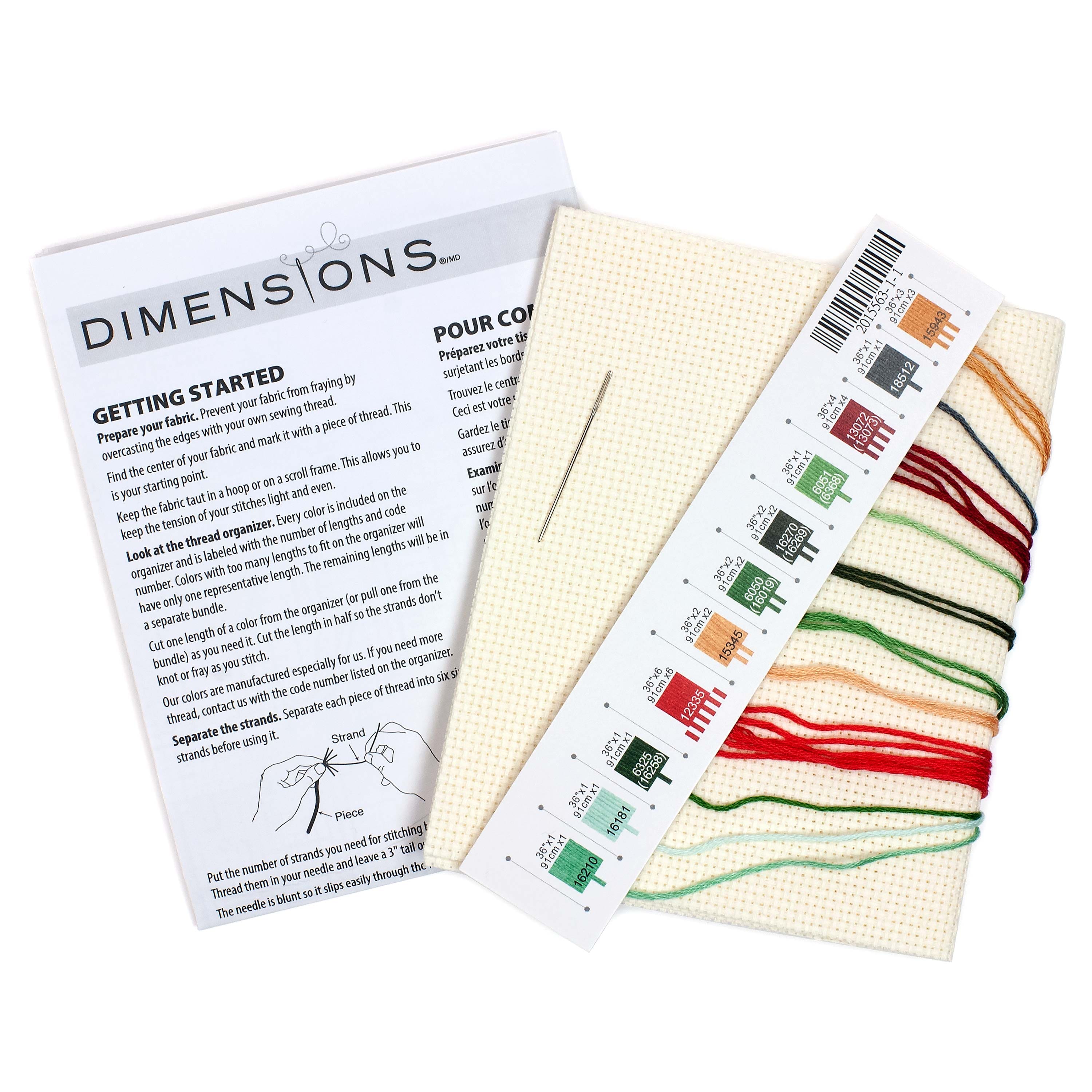Dimensions&#xAE; Counted Cross Stitch Kit, Merry &#x26; Bright