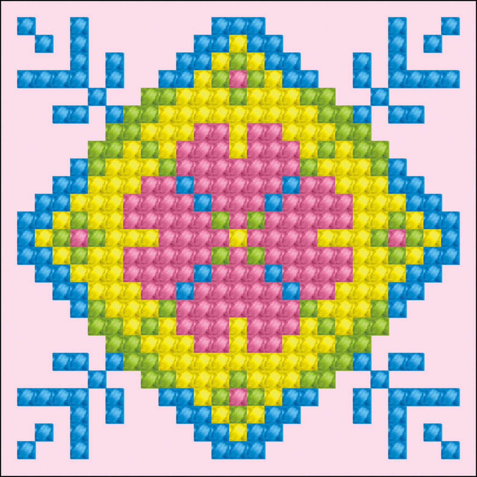 Diamond Dotz® Patchwork Mandala 2 Diamond Painting Kit