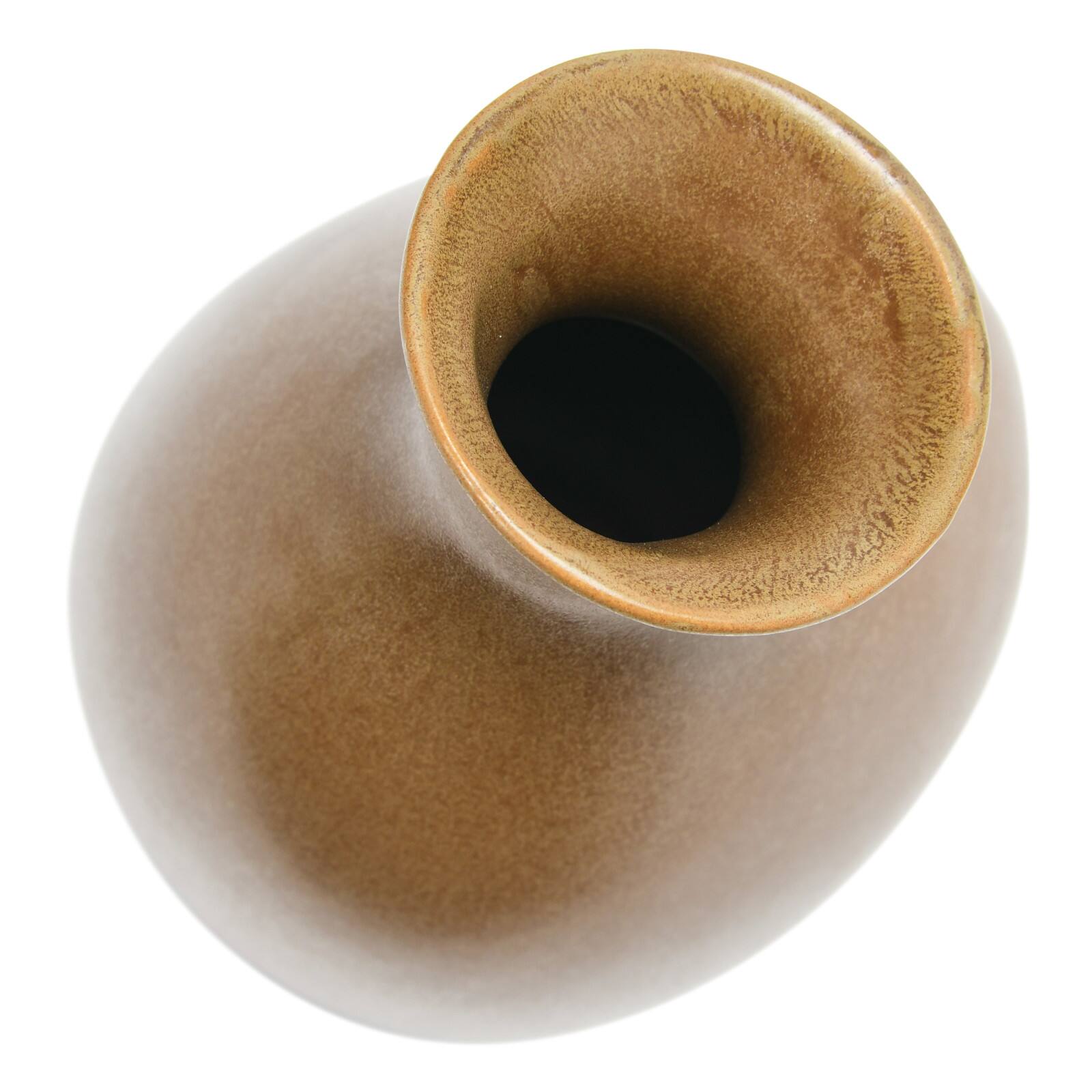 10" Speckled Reactive Glaze Organic Shaped Stoneware Vase Vases & Containers Michaels