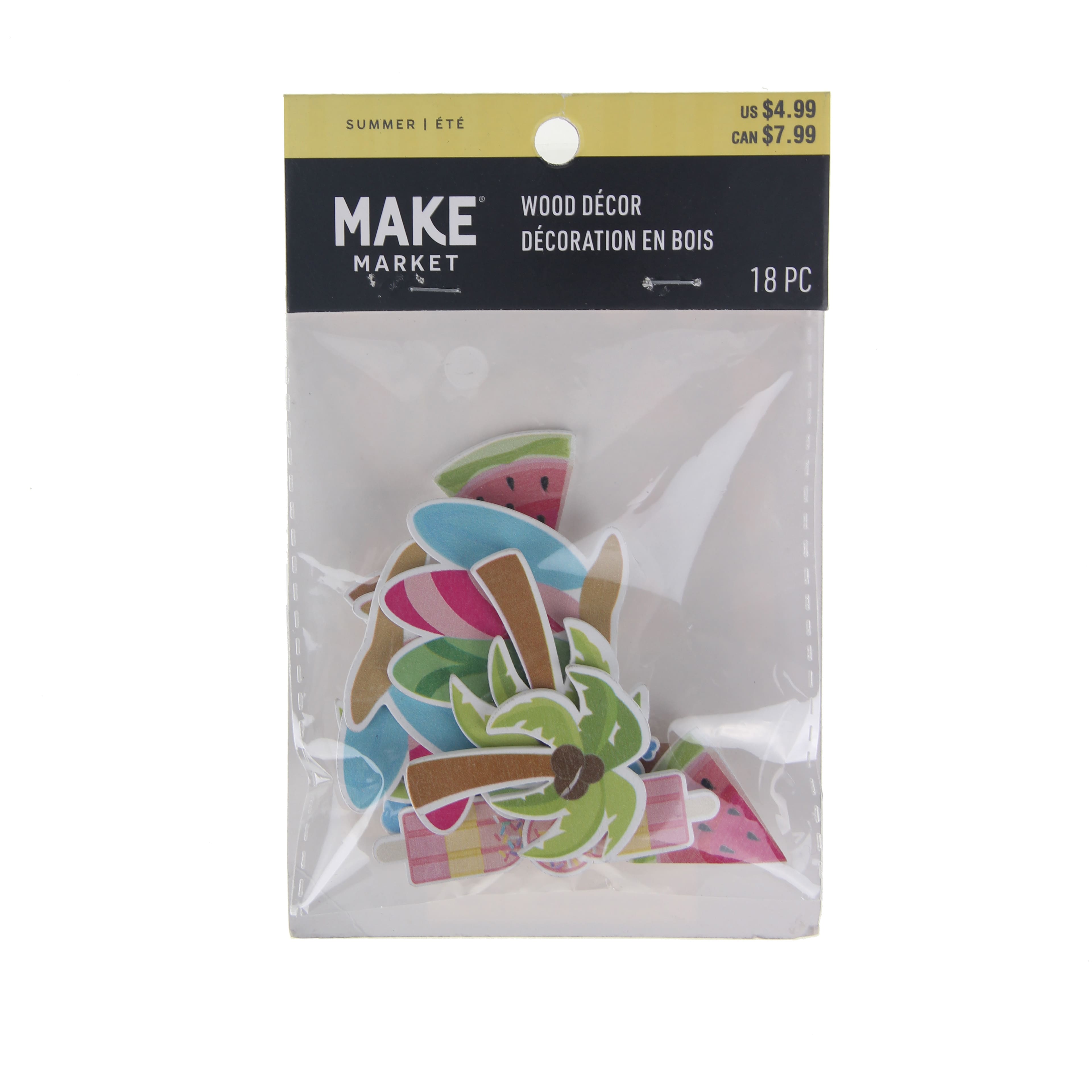 Surfboard Finished Wood D&#xE9;cor Shapes by Make Market&#xAE;