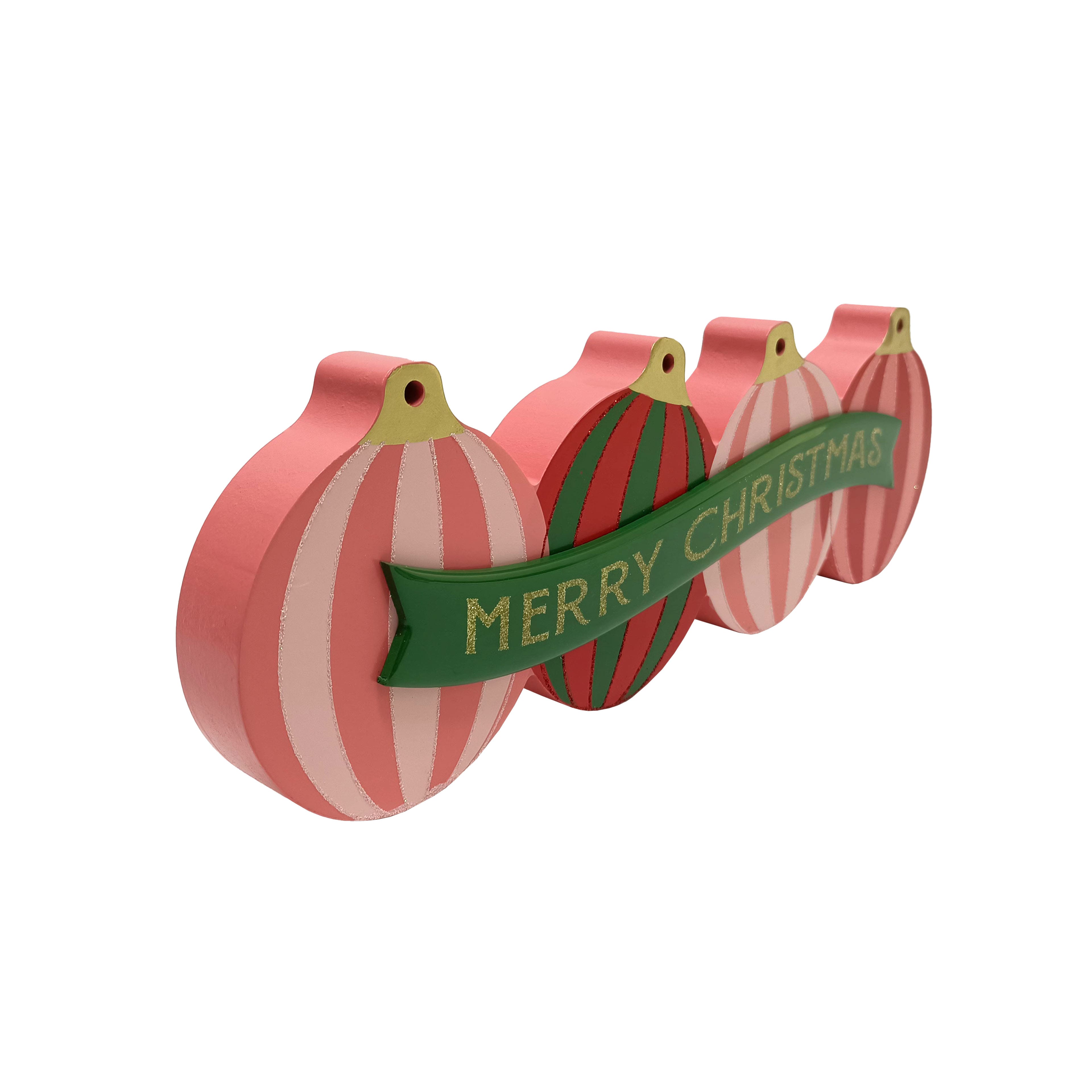 13.75&#x22; Merry Christmas Ornament Tabletop D&#xE9;cor by Ashland&#xAE;