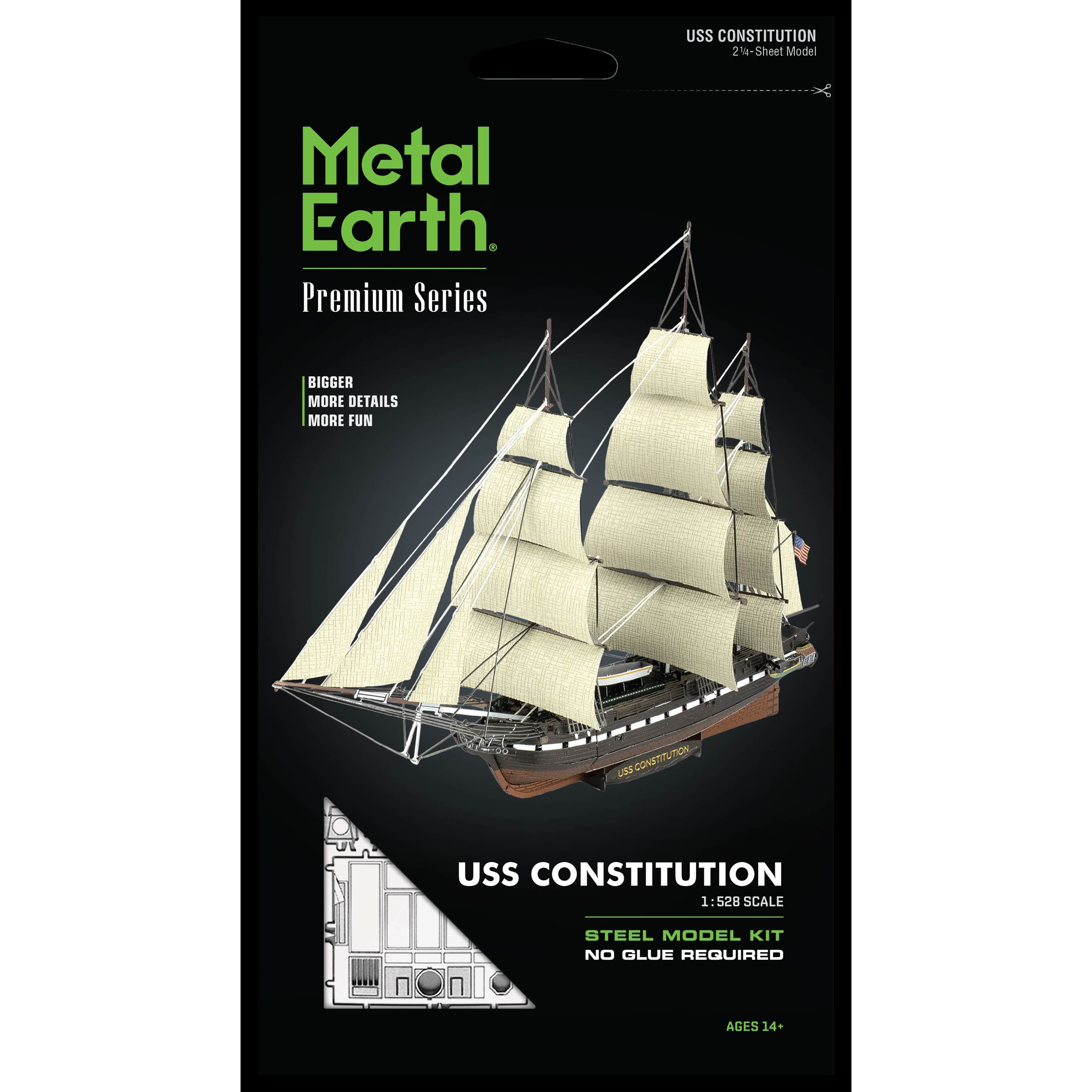 Metal Earth&#xAE; Premium Series USS Constitution Steel Model Kit