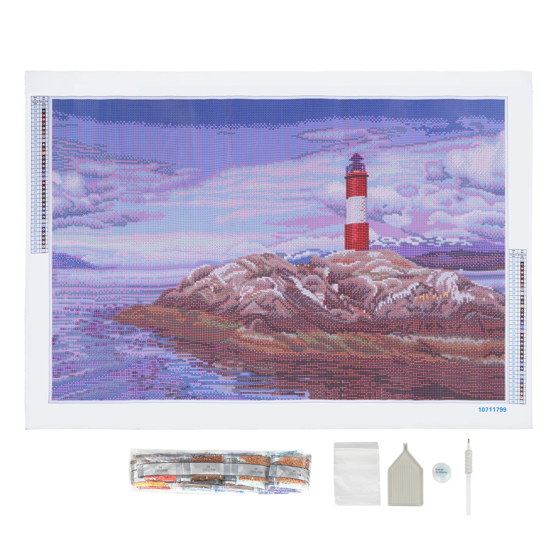 6 Pack: Lighthouse Painting Diamond Art Kit by Make Market®