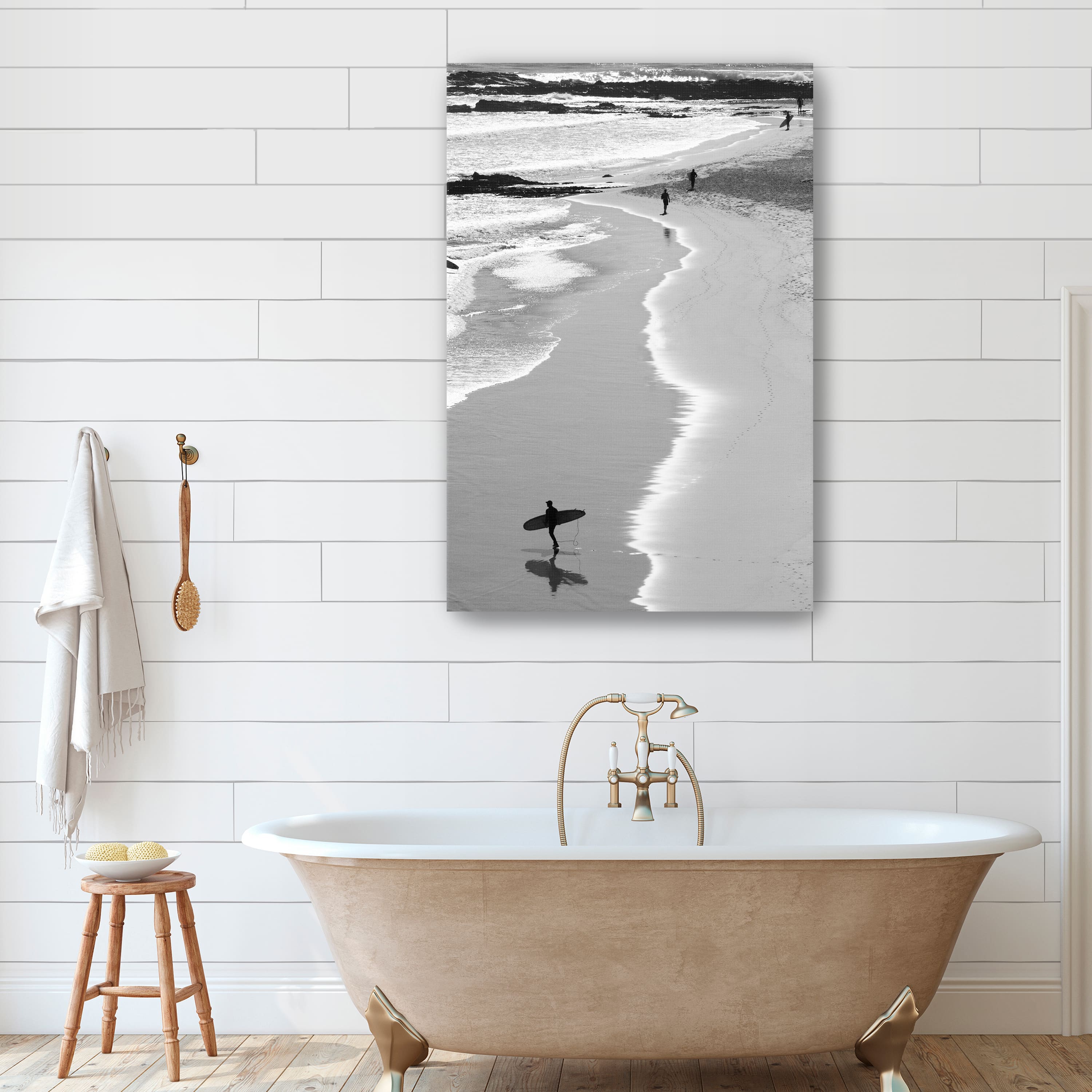 Gold Cost Beach Canvas Giclee