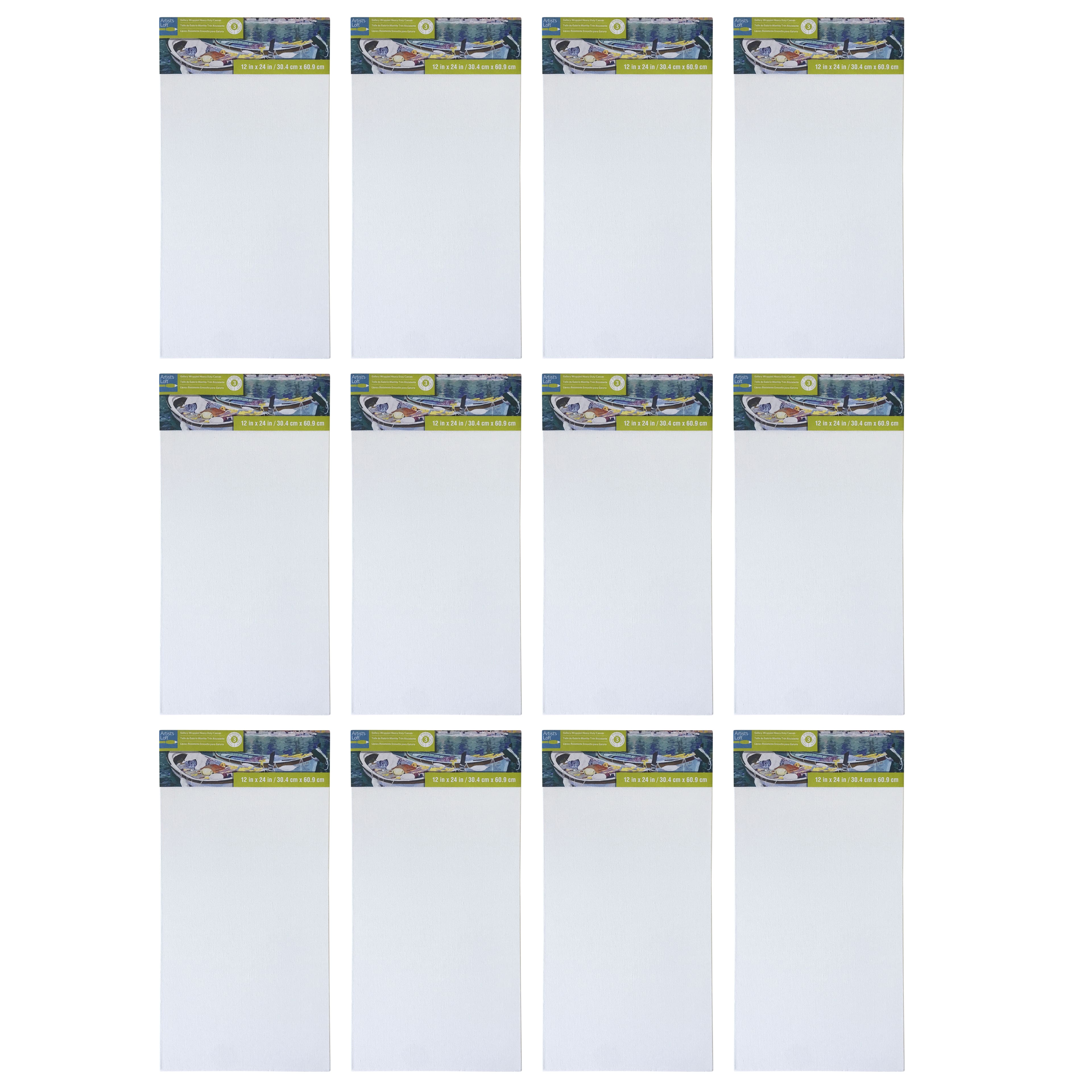 12 Pack: Level 3 Gallery Wrapped Heavy Duty Canvas by Artist's Loft®