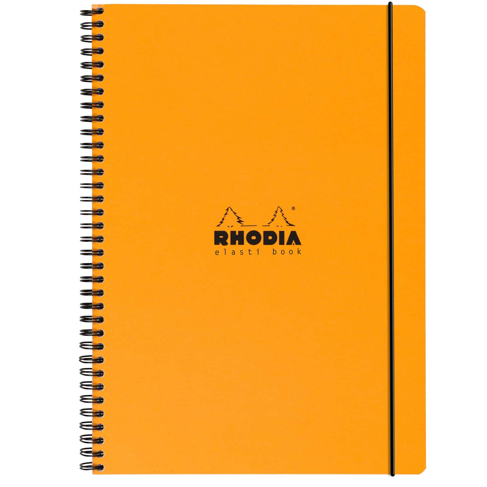 Rhodia&#xAE; Orange Elasti Book, 9&#x22; x 11.75&#x22;