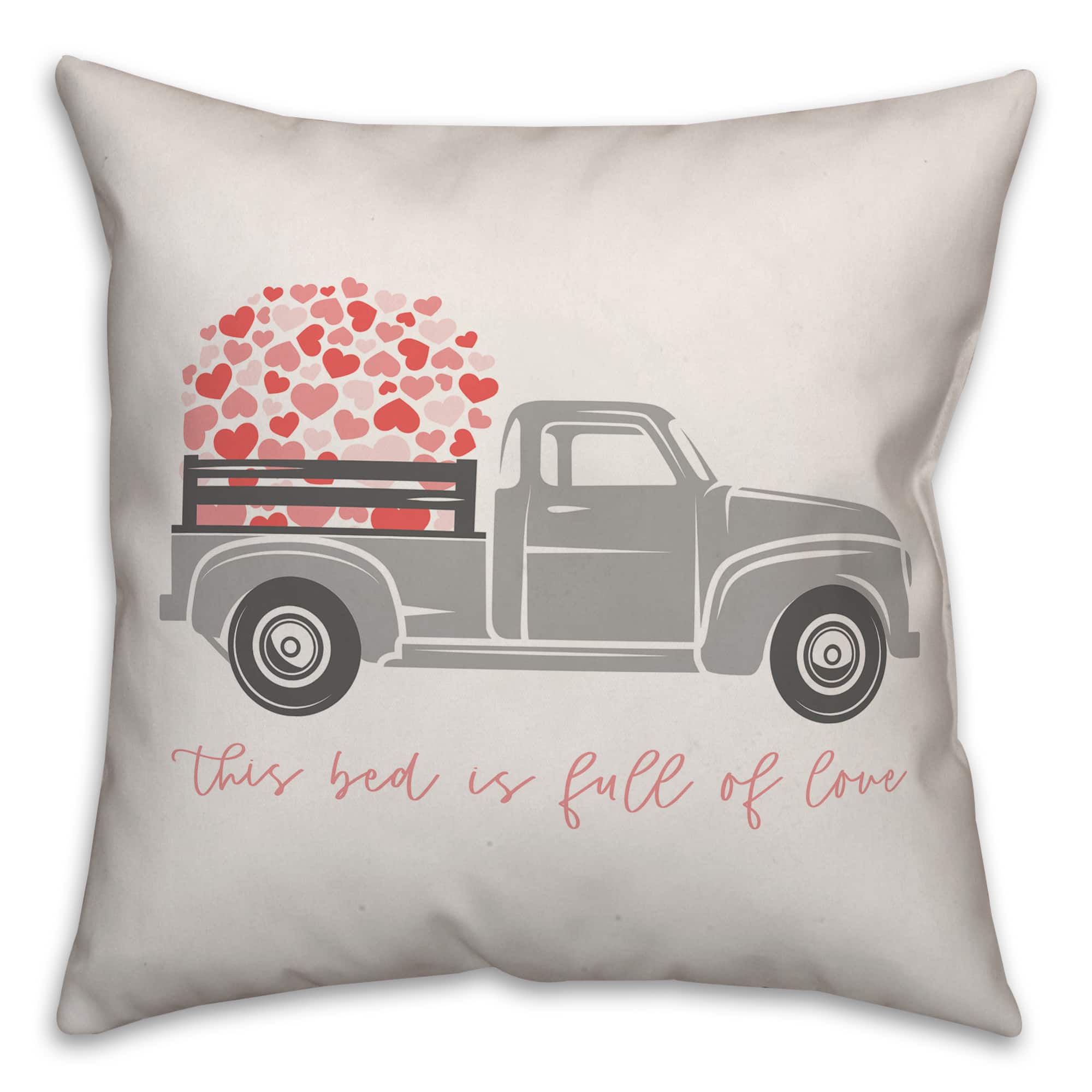 truck throw pillow