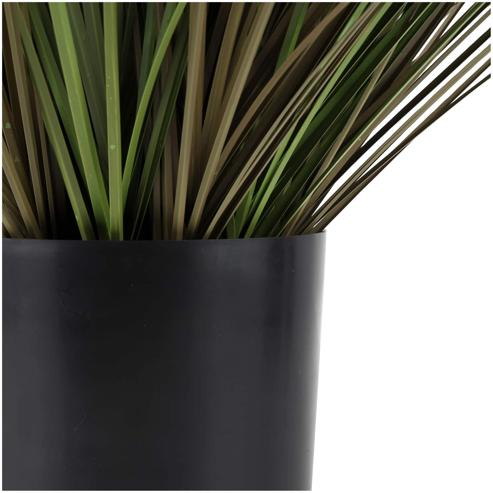 3ft. Green Onion Grass Artificial Plant with Black Pot