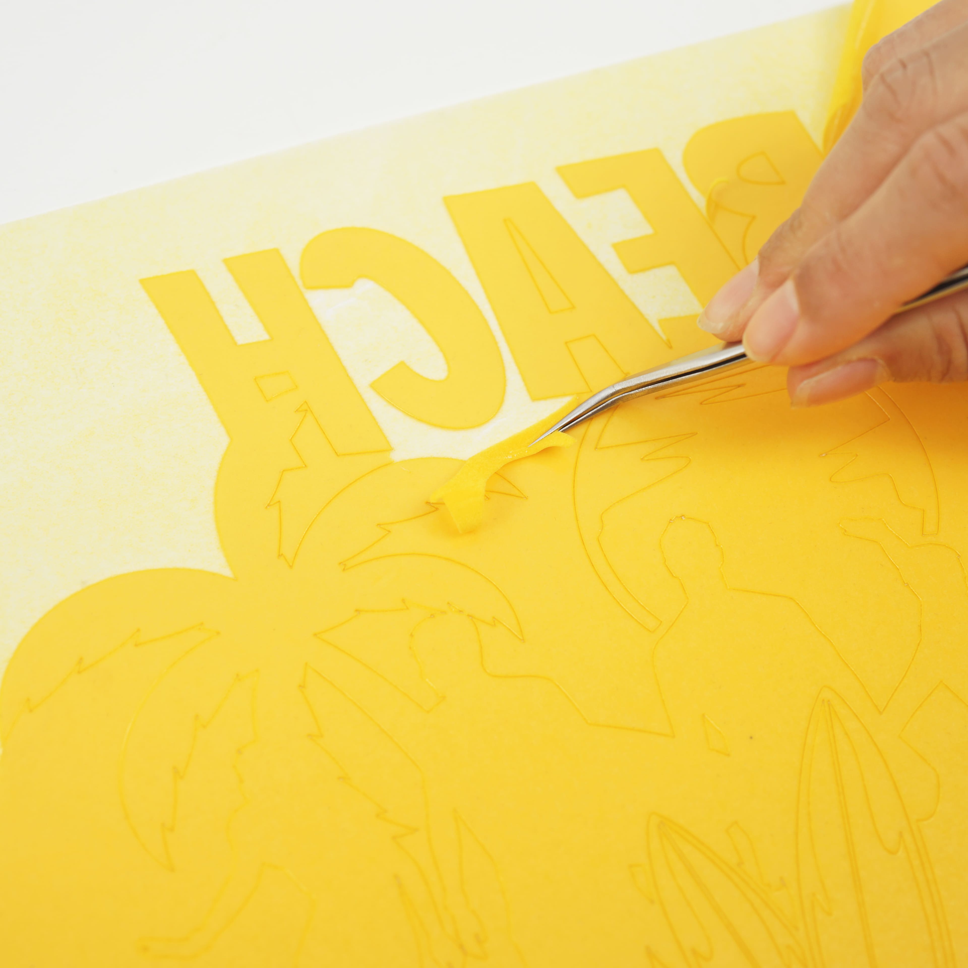 Vinyle de transfert à chaud floqué de Make Market