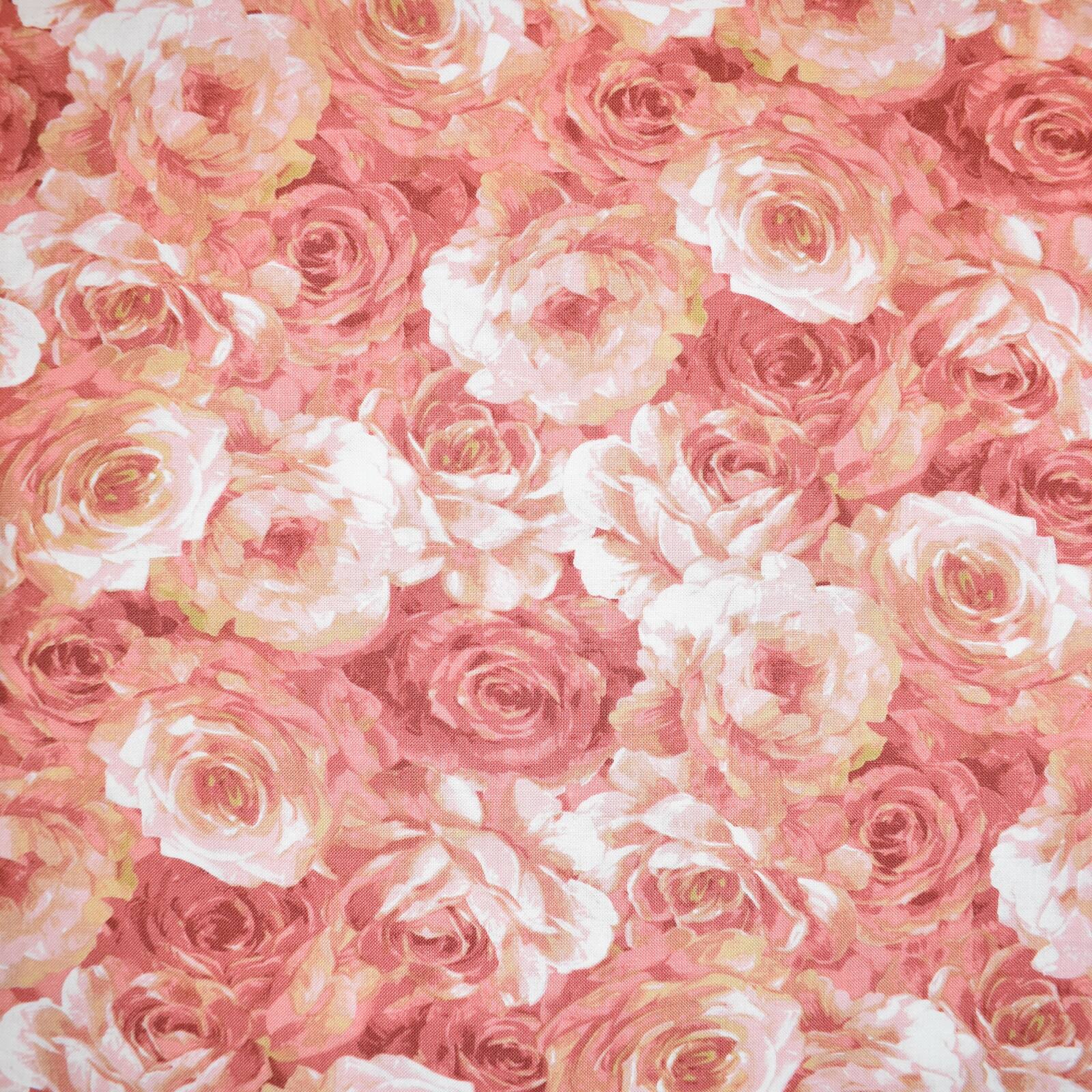 Find The Floral Packed Pink Rose Cotton Home Decor Fabric At Michaels Com