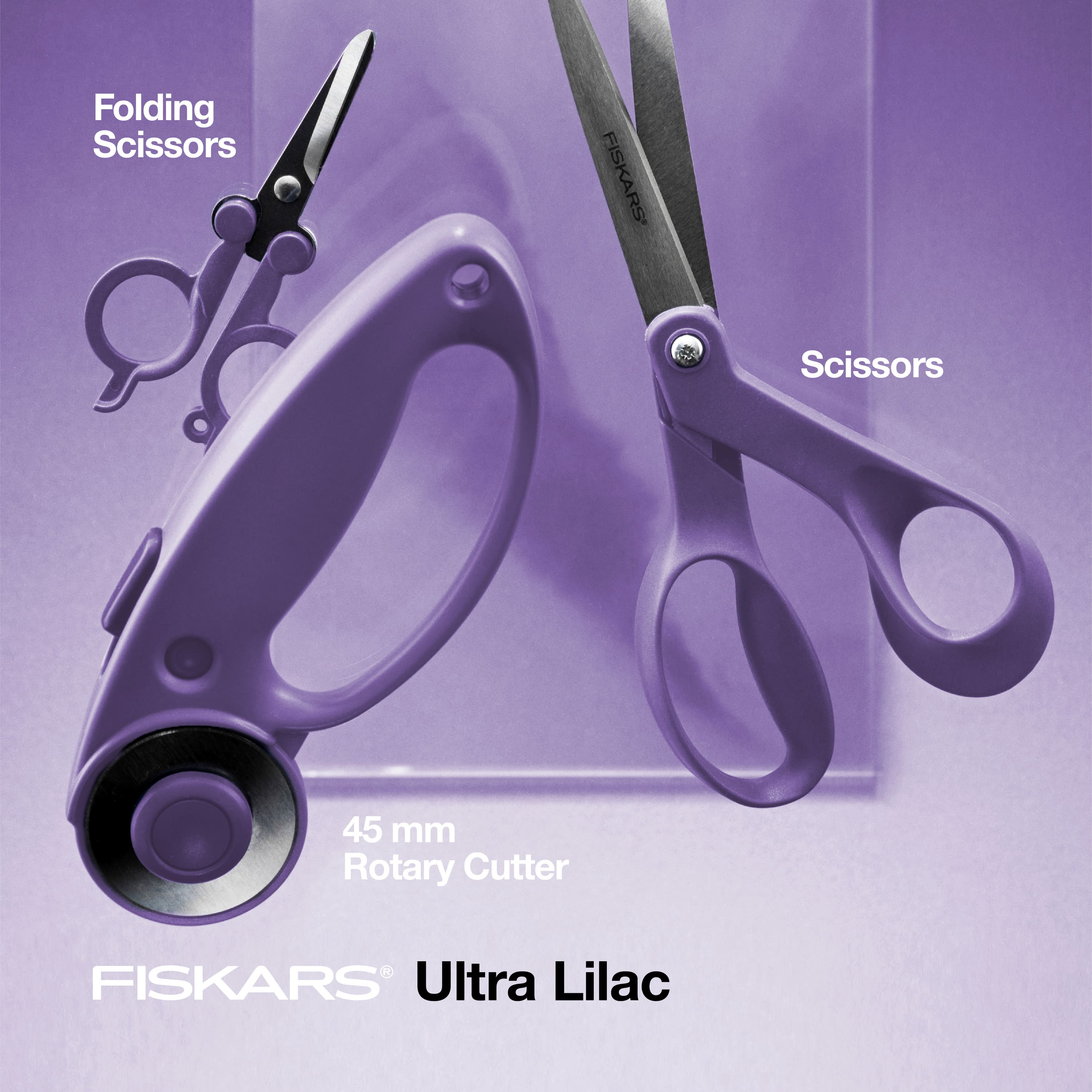 Fiskars® 45mm Ultra Lilac Loop Rotary Cutter