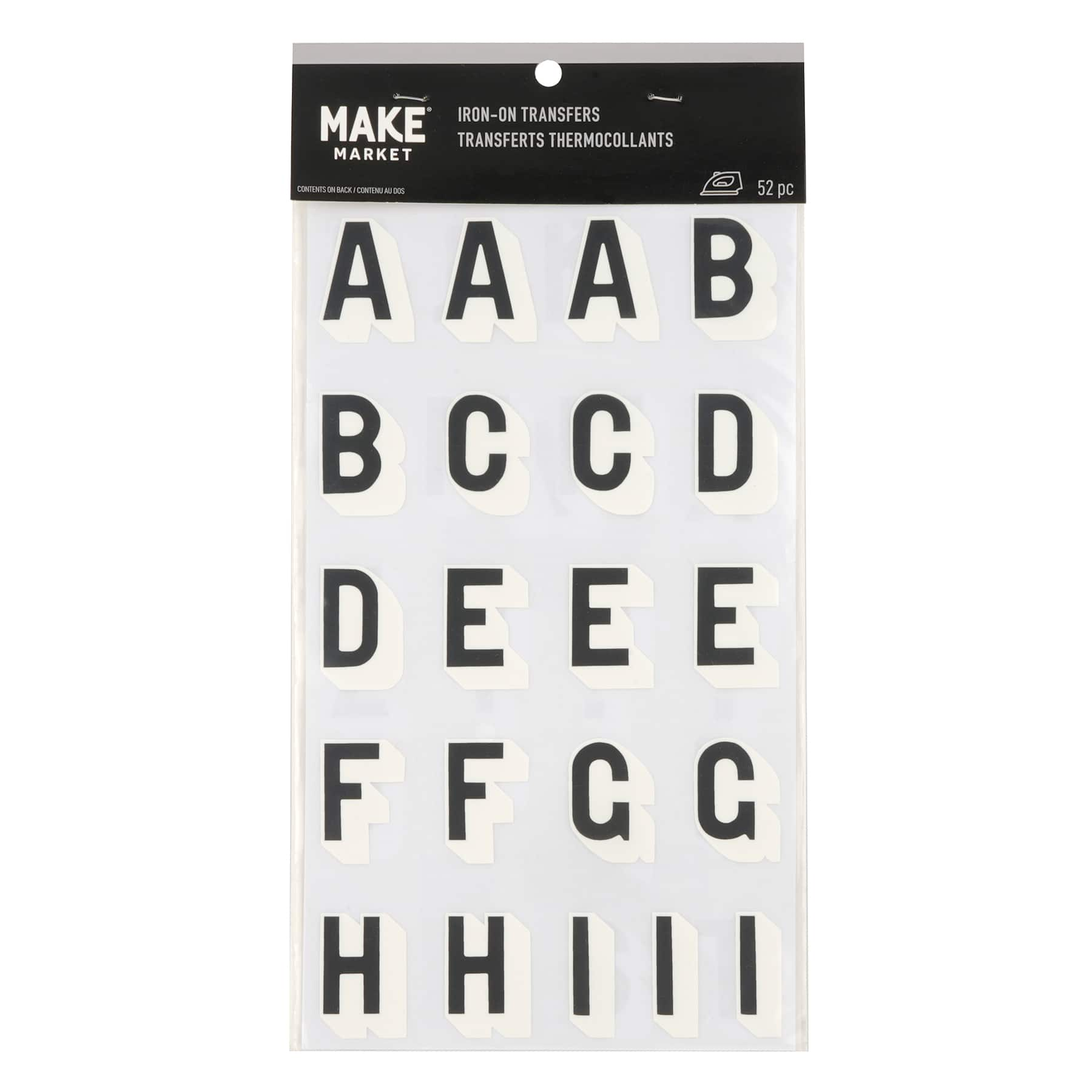 1.5 Iron-On Glitter Cooper Letters by Make Market®, Michaels